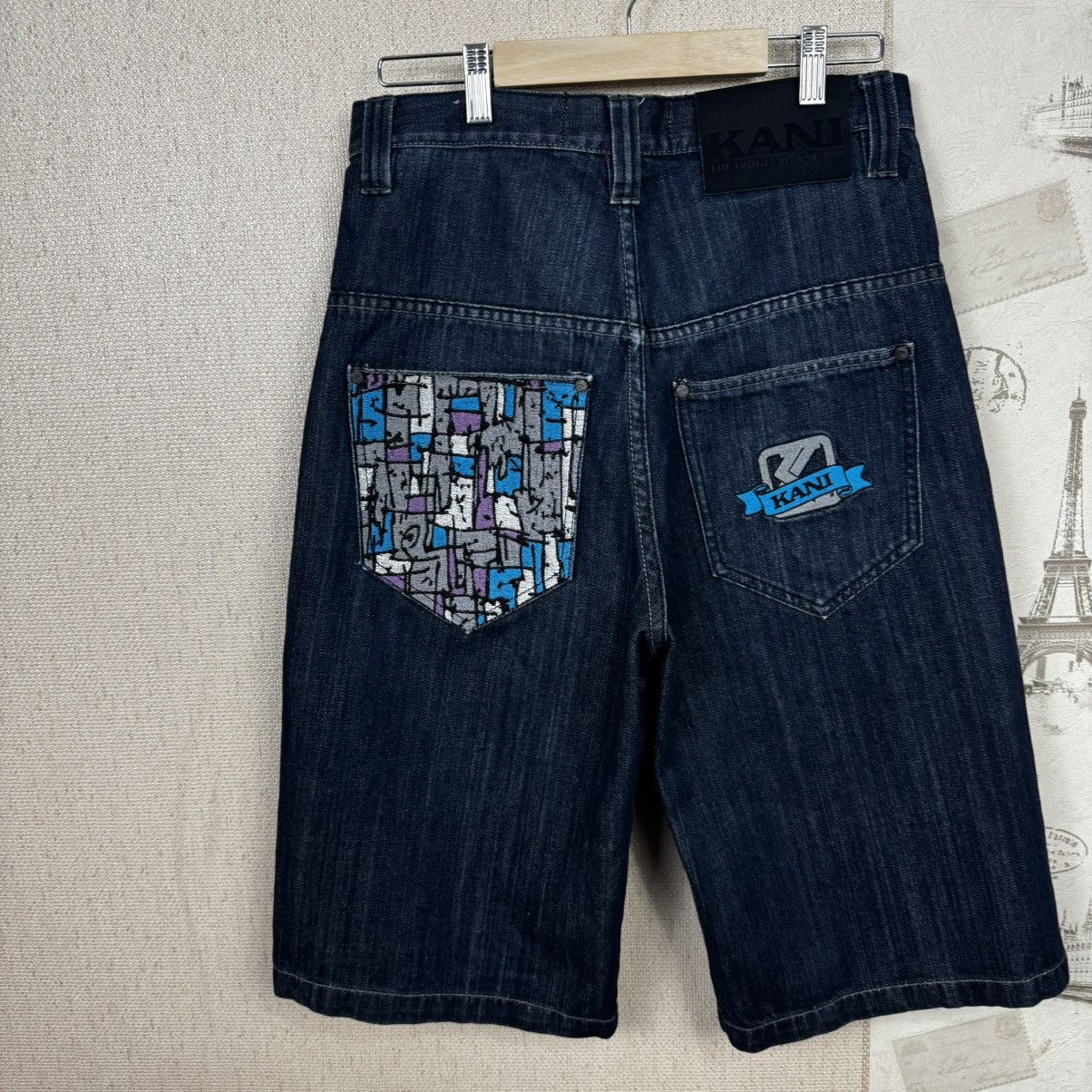 Karl Kani Vintage Karl Kani Shorts Denim 30 Streetwear Rap Jnco Size US 30 / EU 46 - 5 Thumbnail