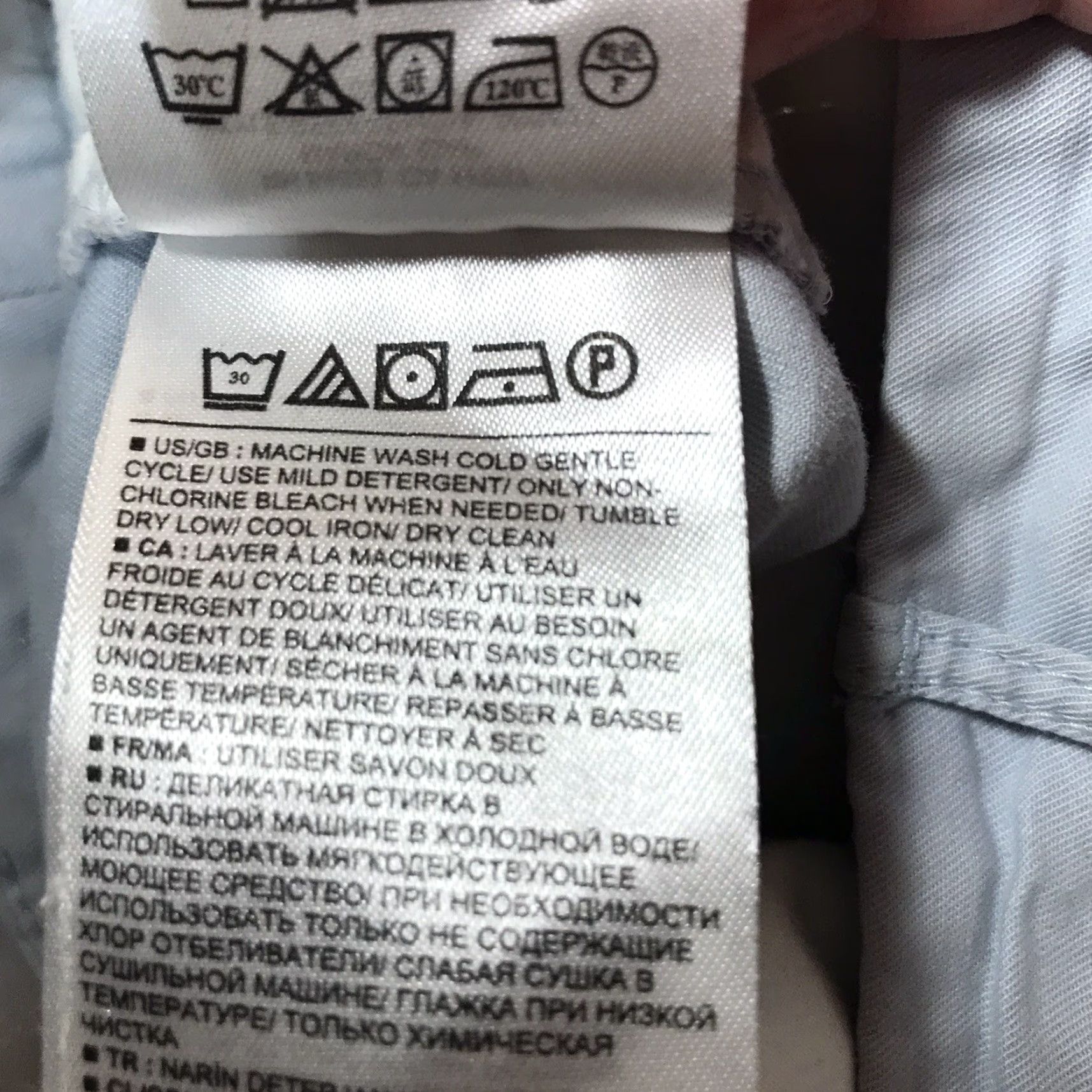 Gap Gap Women's Light Blue 100% Cotton Casual Shorts Size 10 Spring Summer Modern City Size 32" / US 10 / IT 46 - 6 Thumbnail