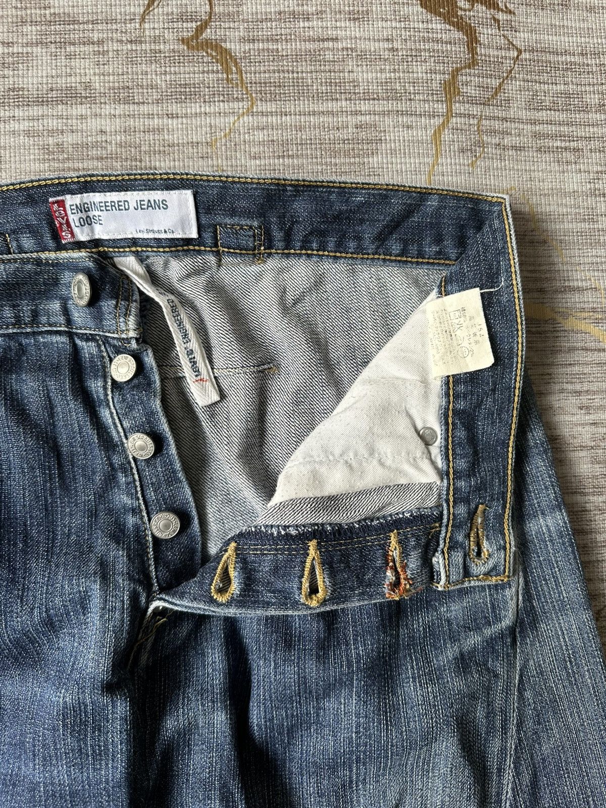 Levi's Vintage Clothing Levi’s Engineered Jeans Loose Distressed Denim Size US 30 / EU 46 - 19 Thumbnail