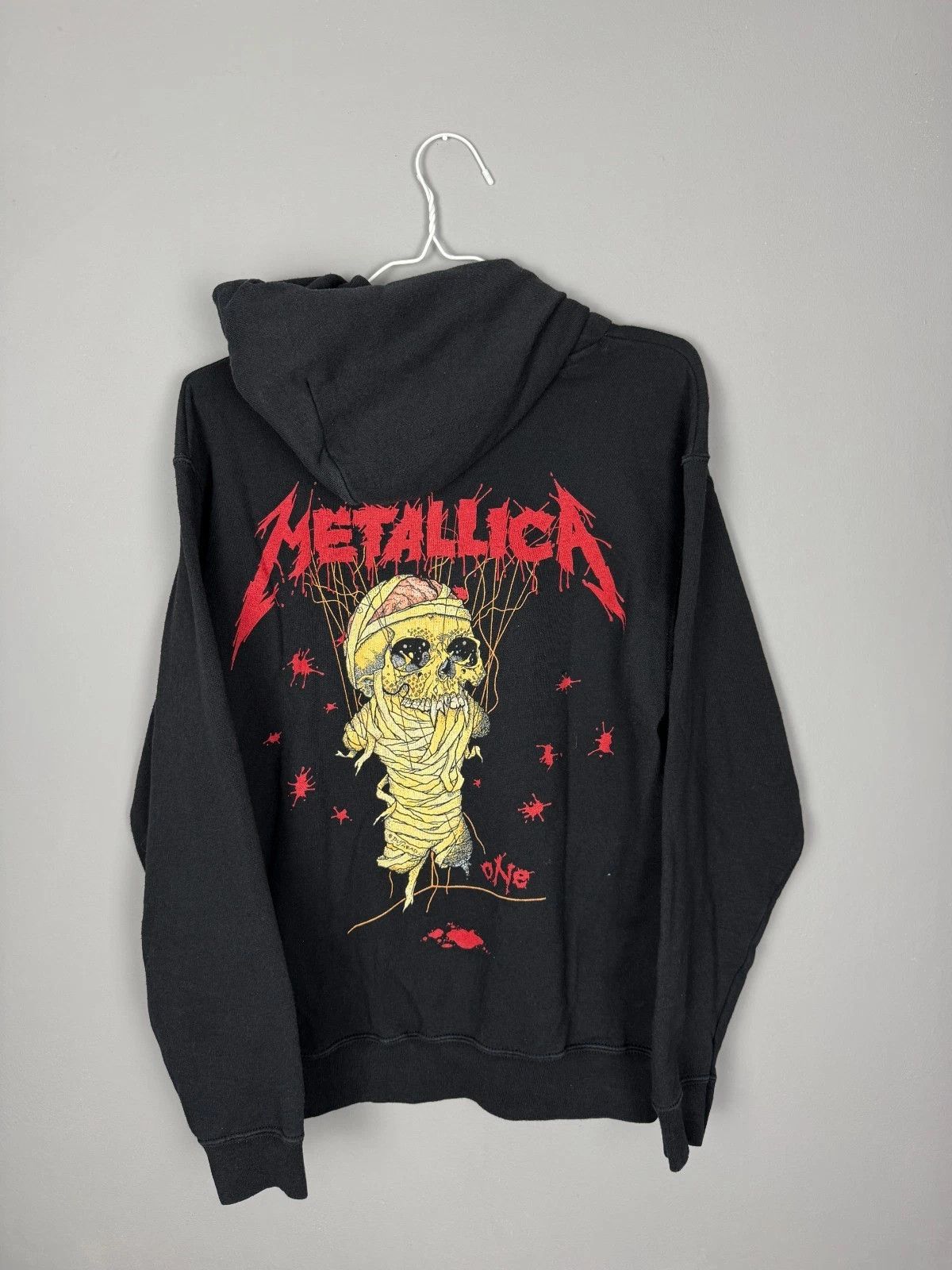 Metallica Vintage Metallica Hoodie Skull Graphic Black Band Sweatshirt Size US M / EU 48-50 / 2 - 4 Thumbnail