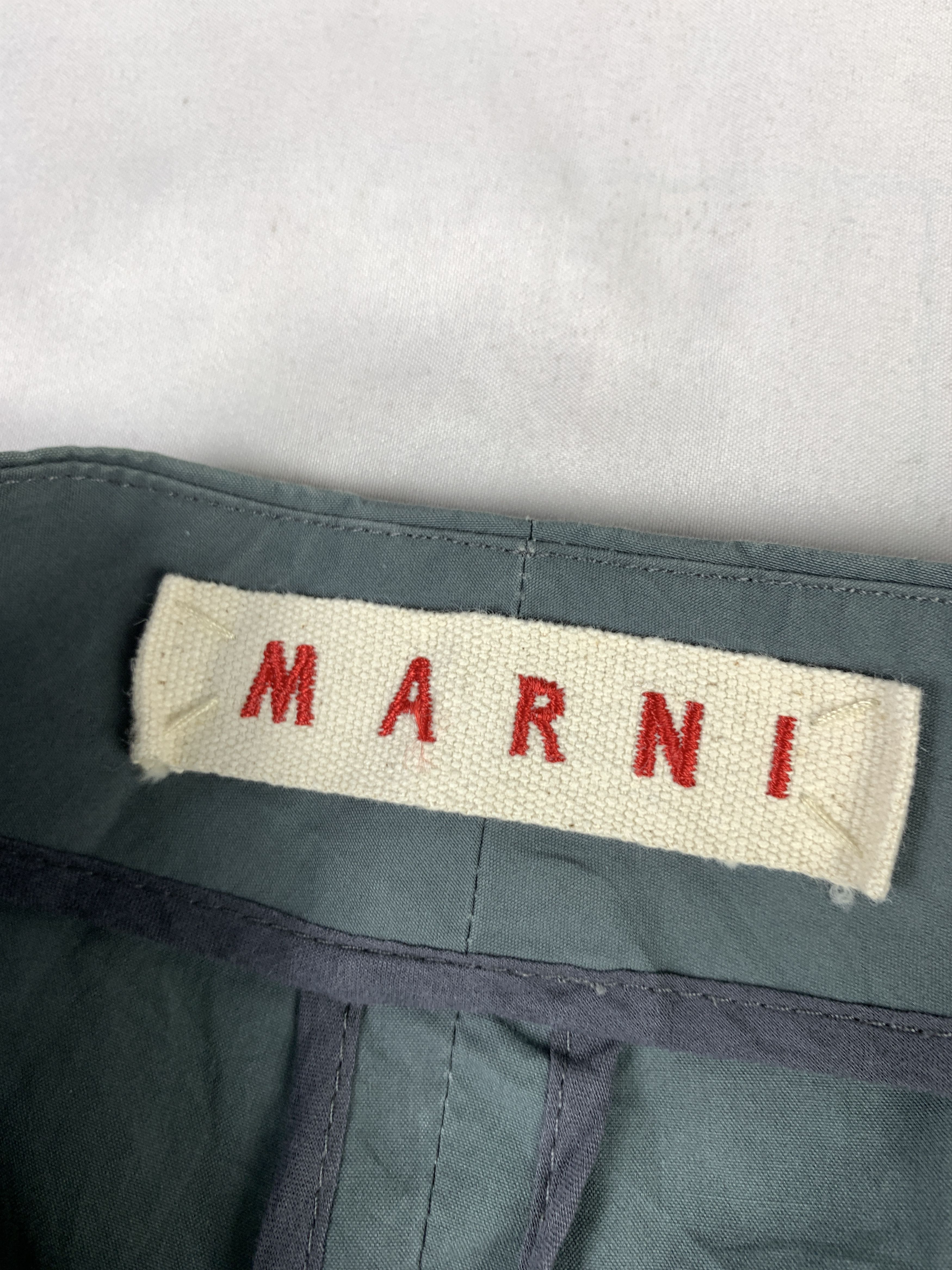 Marni MARNI Charcoal Lowrise Capri Shorts (29) Size 29" - 8 Thumbnail