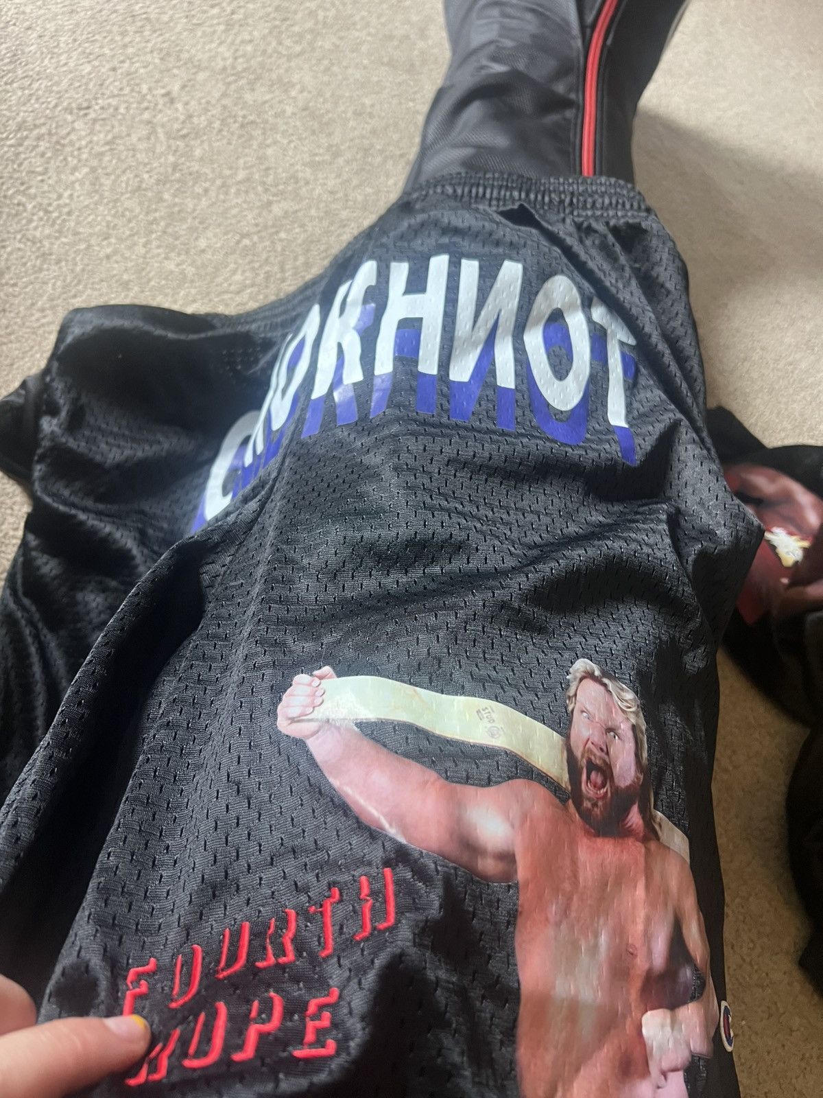 Champion 4th Rope Champion Westside Gunn Nacksaw black shorts medium Size US 30 / EU 46 - 2 Thumbnail