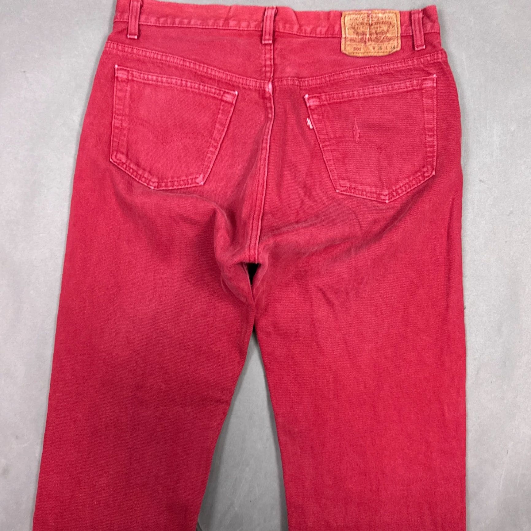 Levi's Levi's 501 Jeans Mens 36x34 Jeans Regular Gray 90s Vintage Button Fly Pants Mens Size US 36 / EU 52 - 7 Thumbnail