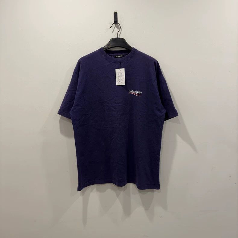 Balenciaga Balenciaga Blue Coca-Cola Short Sleeve / Size M Size US M / EU 48-50 / 2 - 2 Thumbnail