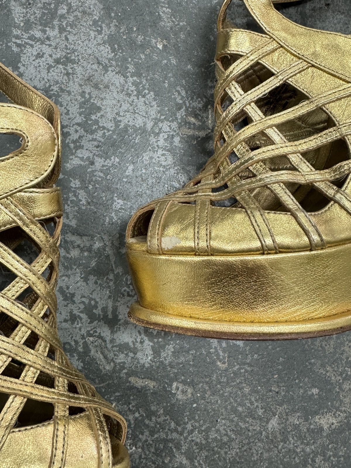 Vintage y2k Archive heels Vintage Mules Size US 8 / IT 38 - 4 Thumbnail