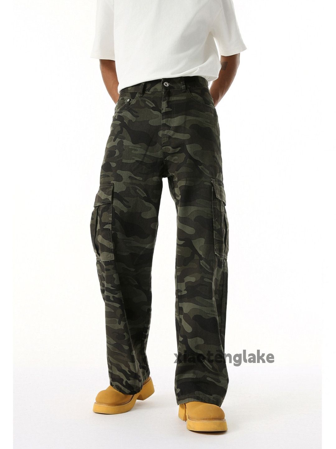 Designer × Japanese Brand × Vintage Utility military loose outdoor carpenter cargo pants Size US 28 / EU 44 - 1 Thumbnail