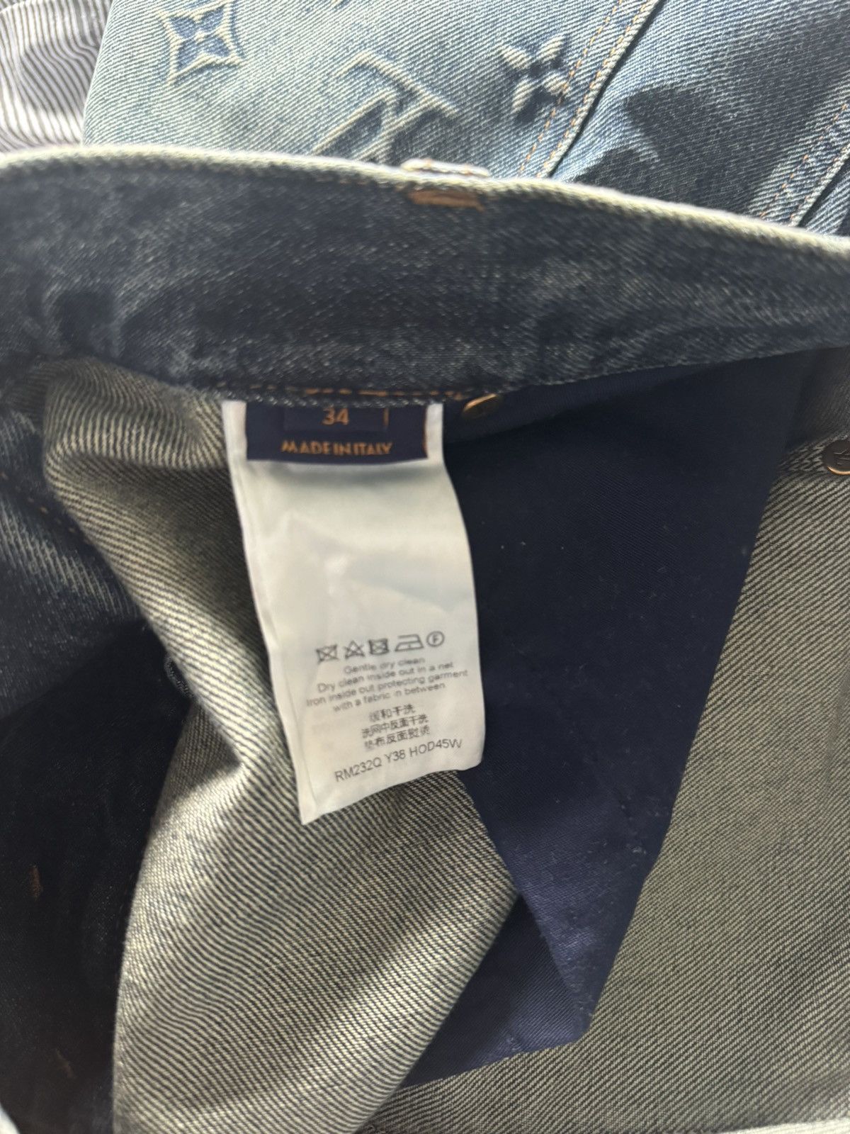 Louis Vuitton LOUIS VUITTON WORKWEAR DENIM JEANS 34 Size US 34 / EU 50 - 5 Thumbnail