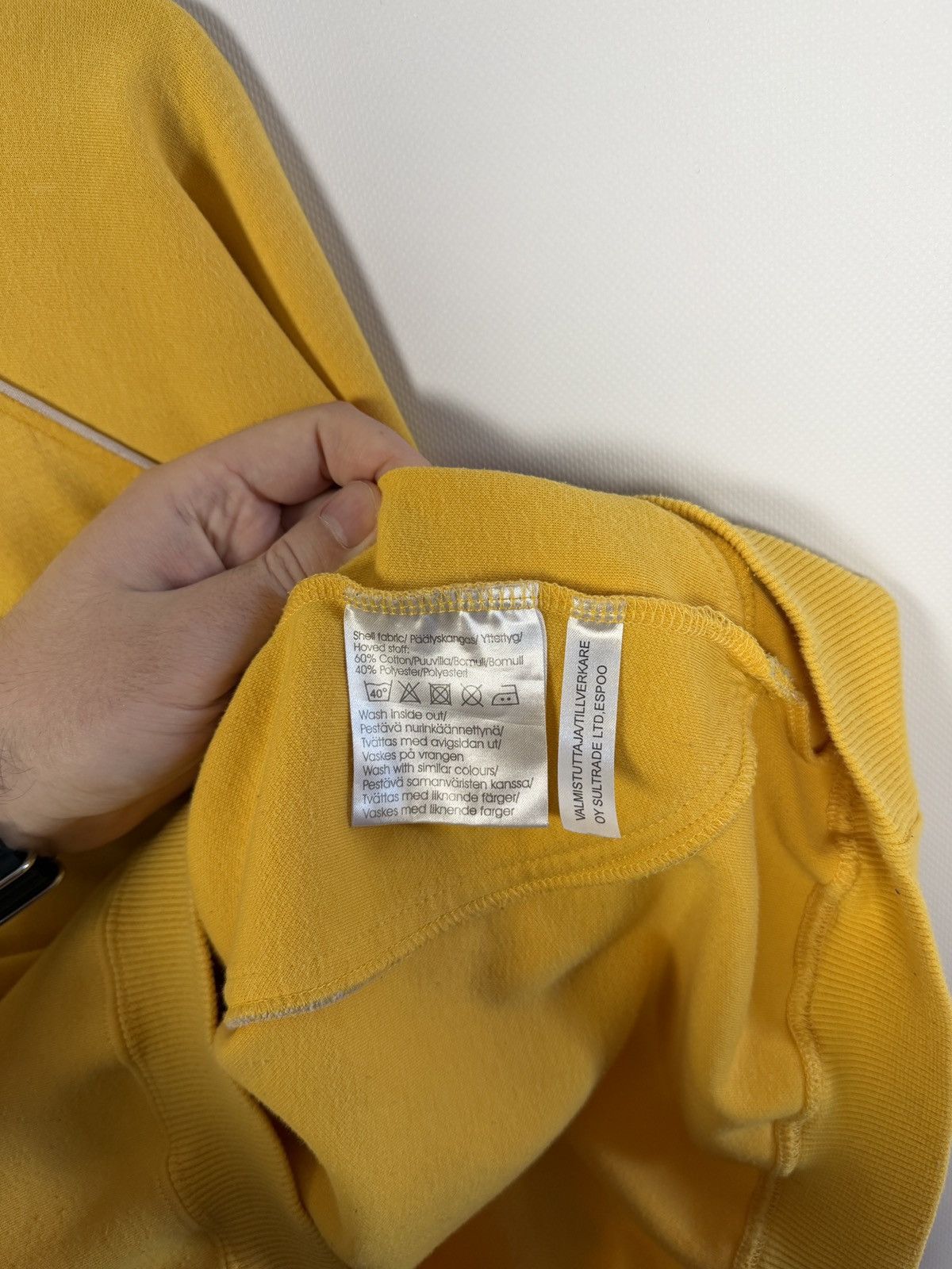 Umbro Umbro Vintage Sweatshirt 1/4 Zip Pullover Yellow Size S Size US S / EU 44-46 / 1 - 12 Thumbnail