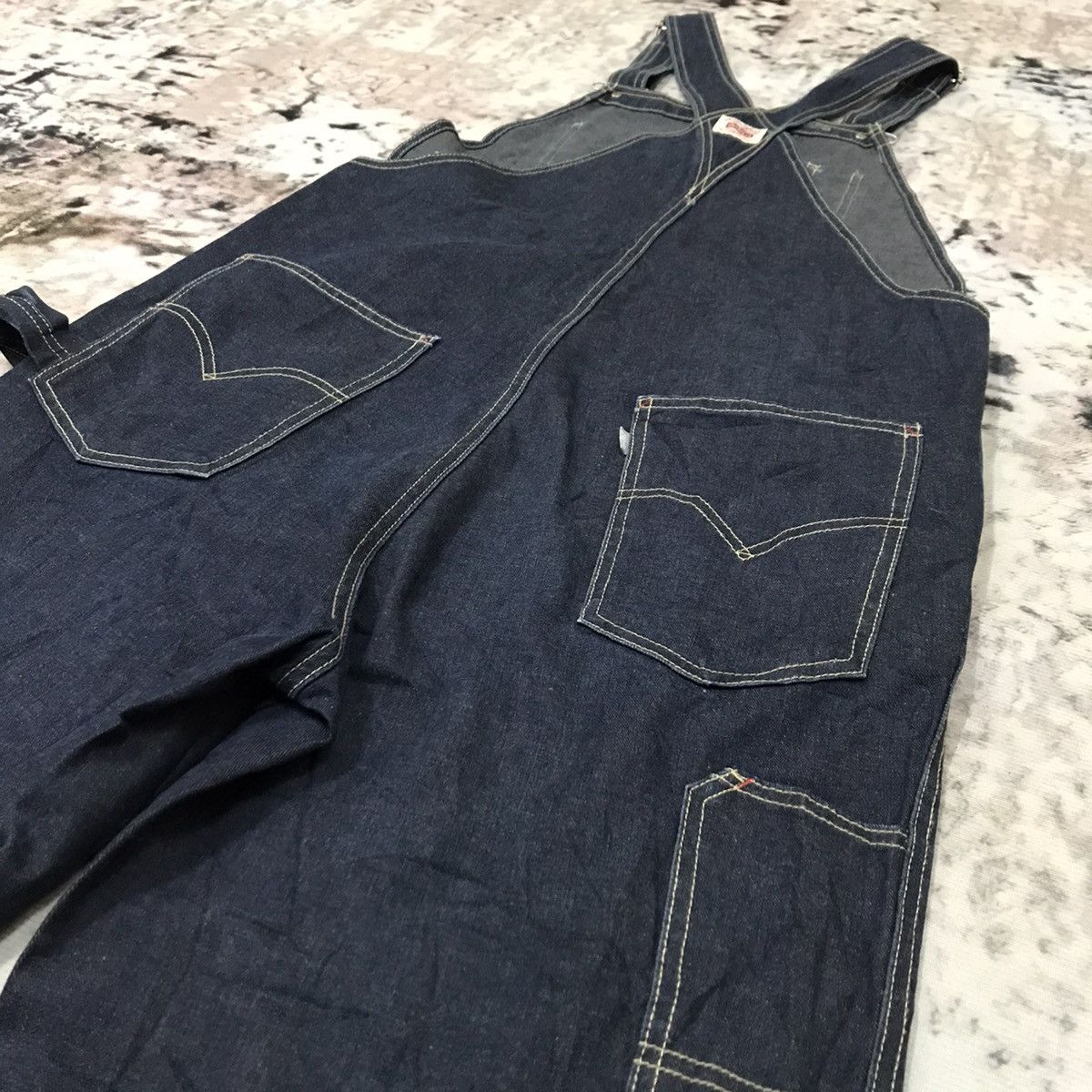 Levi's Vintage Clothing × Vintage Vintage Levis Silvertab Carpenter Denim Overalls Jeans Size US 38 / EU 54 - 16 Thumbnail