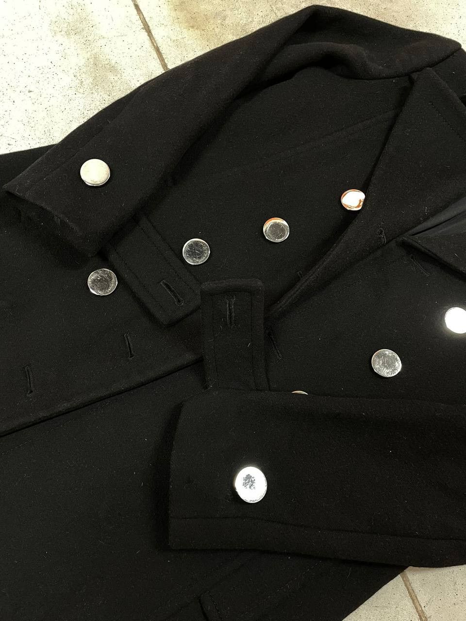 Gucci Wmn's Vintage Gucci Wool Jacket Trench Coat Size S / US 4 / IT 40 - 6 Thumbnail