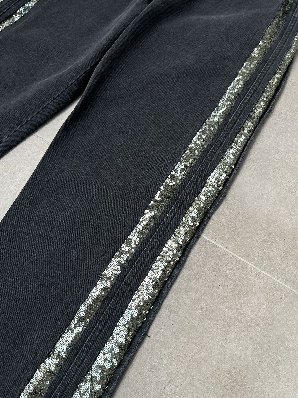 Other !DS! AW22 Koche Aplications Black Denim Pants Size US 32 / EU 48 - 6 Thumbnail
