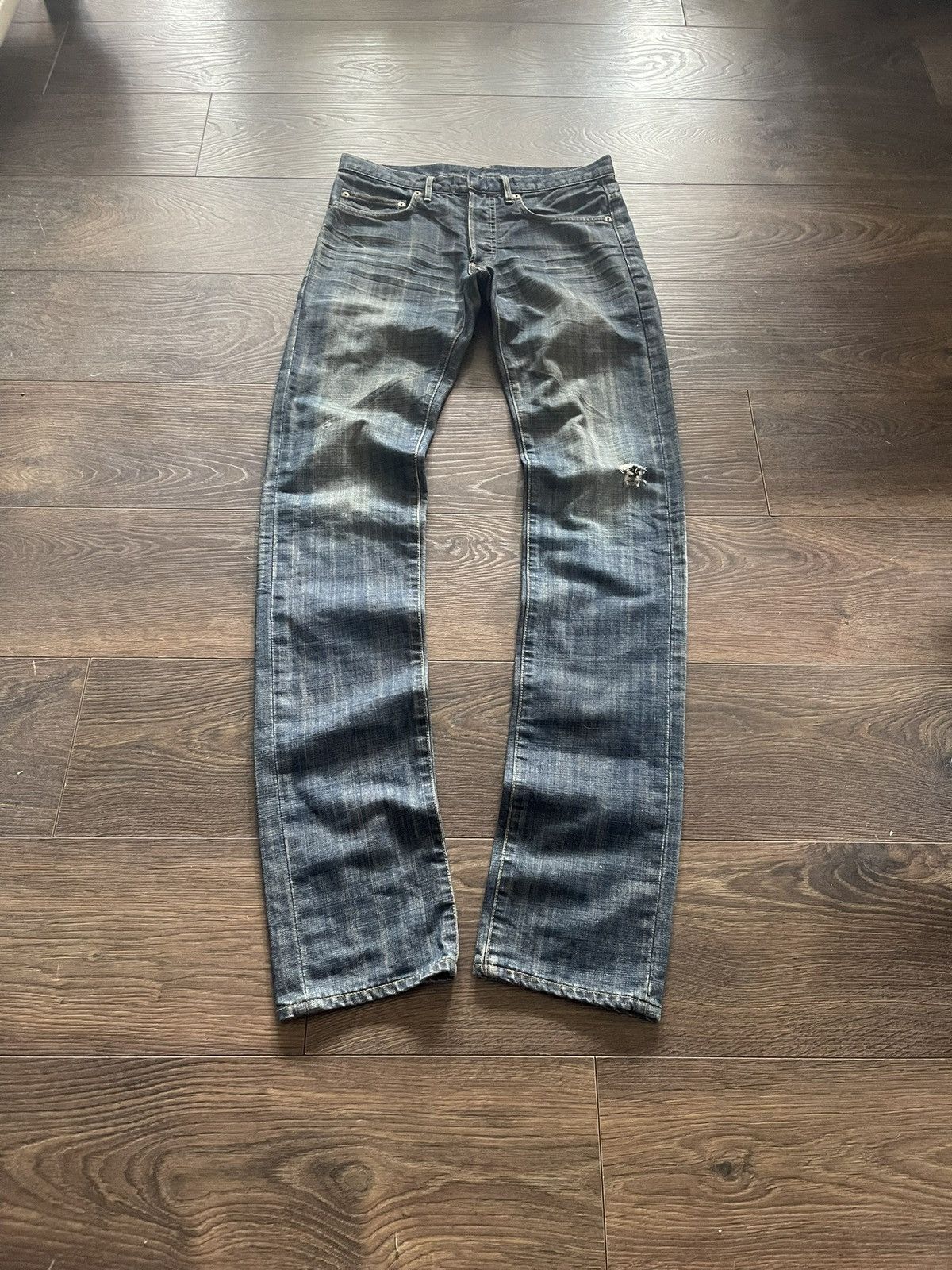 Dior Dior SS05 Beck Glitter Coated Jeans Size US 29 - 1 Thumbnail