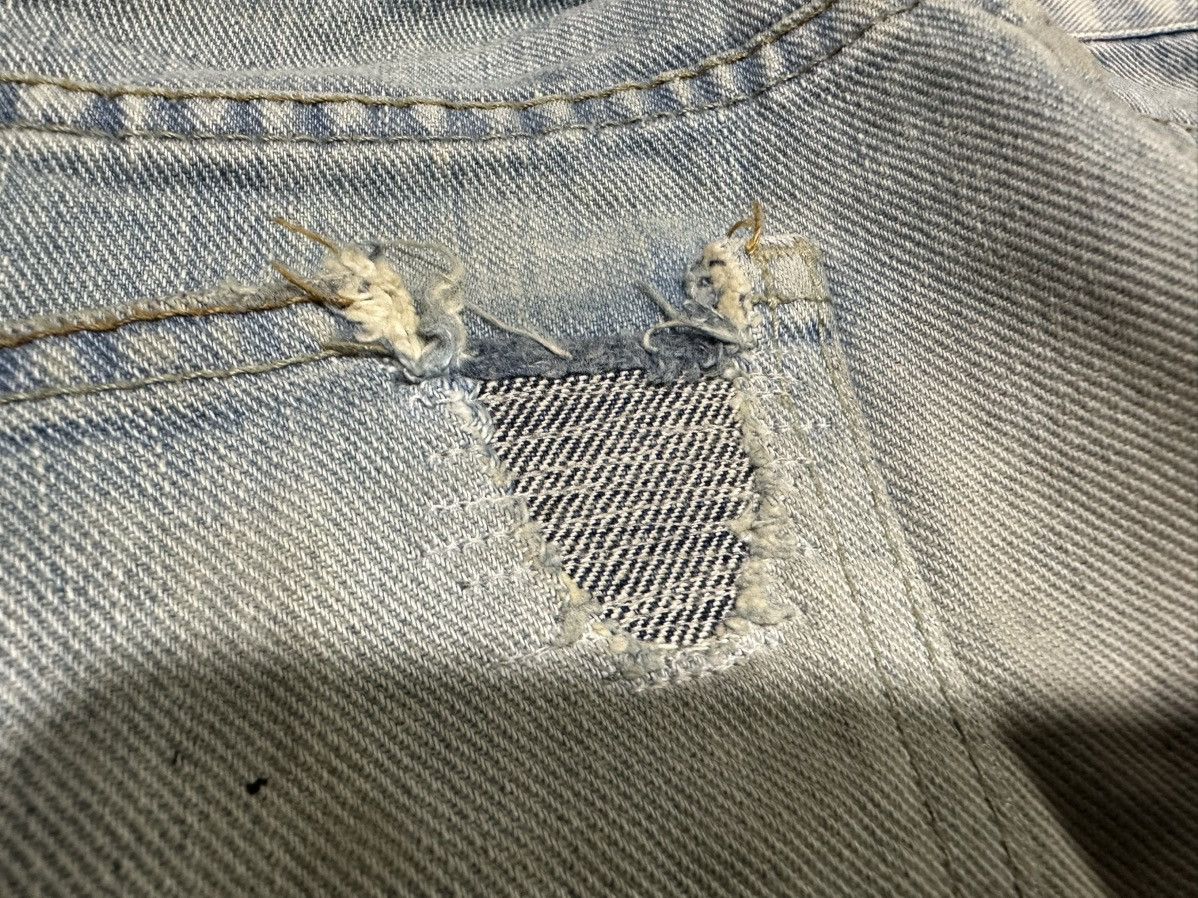 If Six Was Nine 🔥Y2K Archived LED Rechwe Mud Wash Flared Denim Distressed Size US 29 - 11 Thumbnail