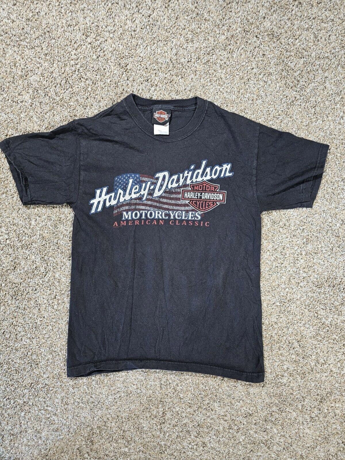 Harley Davidson 2013 Harley Davidson Northwoods Arbor Vitae WI TEE Black SM Size US S / EU 44-46 / 1 - 5 Thumbnail