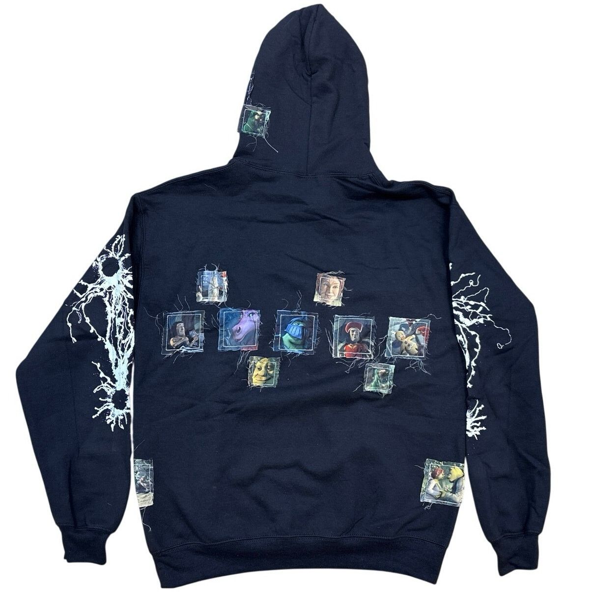 Ghost Supply Ghost Supply Shrek Patchwork Hoodie rare discontinued Medium Size US M / EU 48-50 / 2 - 6 Thumbnail