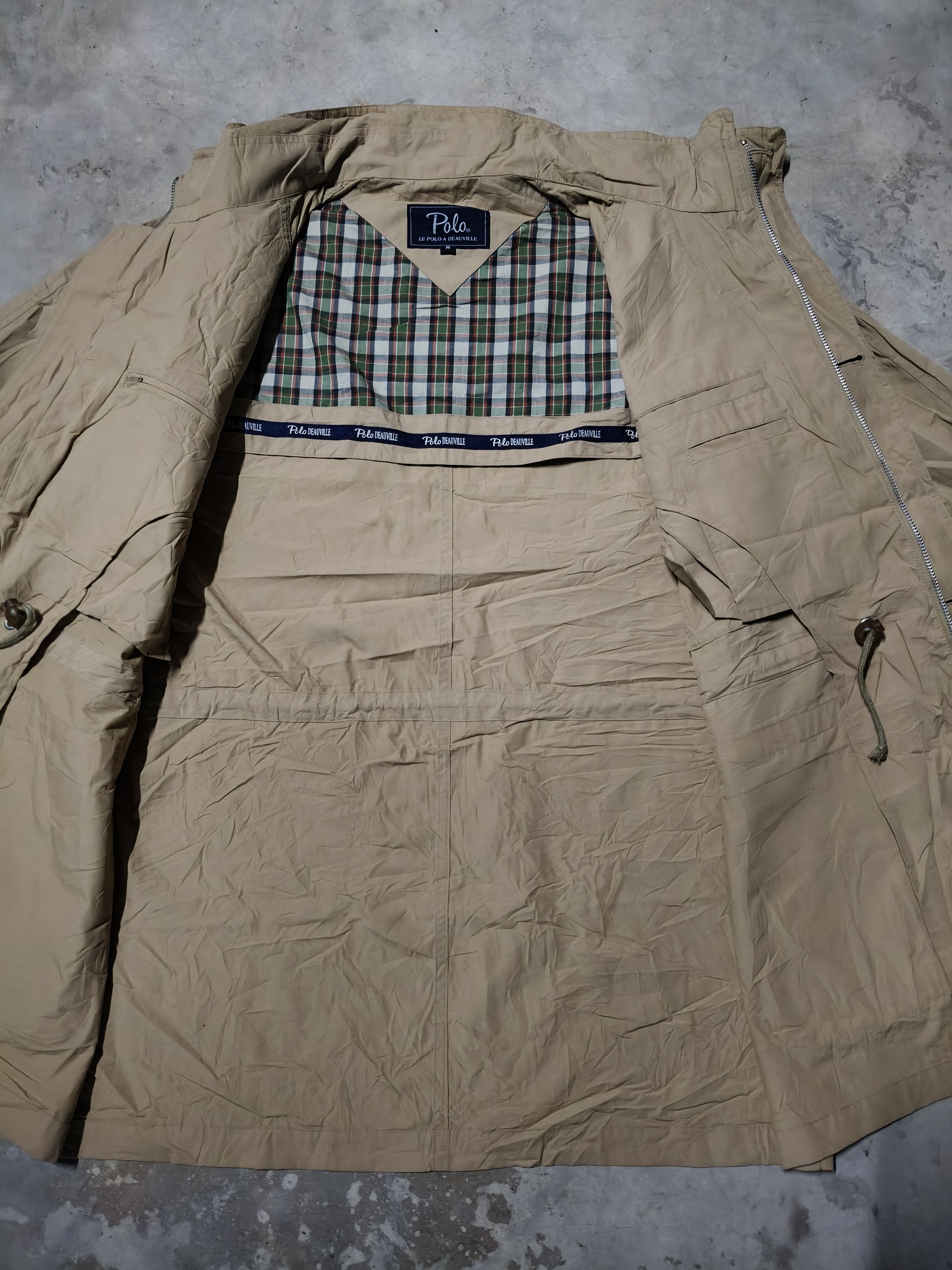 Japanese Brand Polo Deauville Core Style Zipper Jacket Size US M / EU 48-50 / 2 - 8 Thumbnail