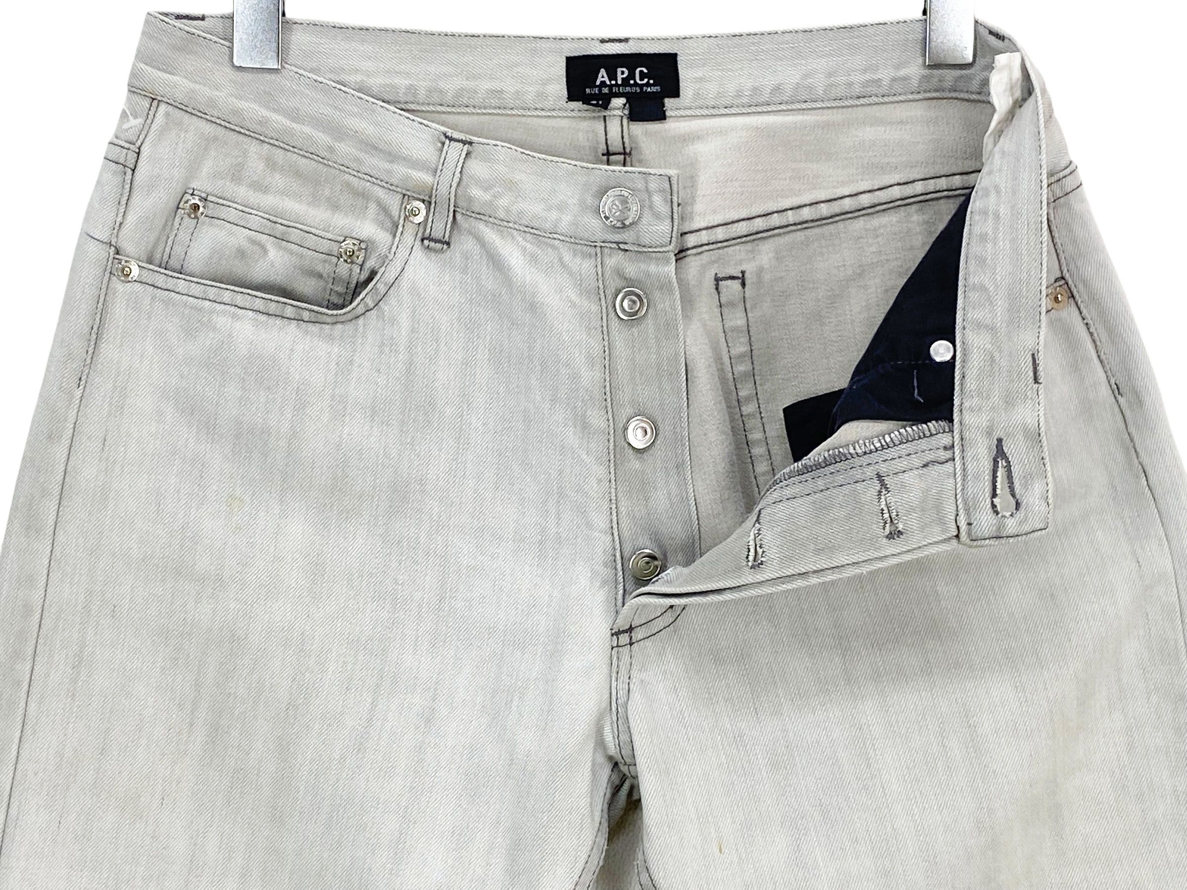 A.P.C. APC Light Wash Jeans Size US 31 - 8 Thumbnail