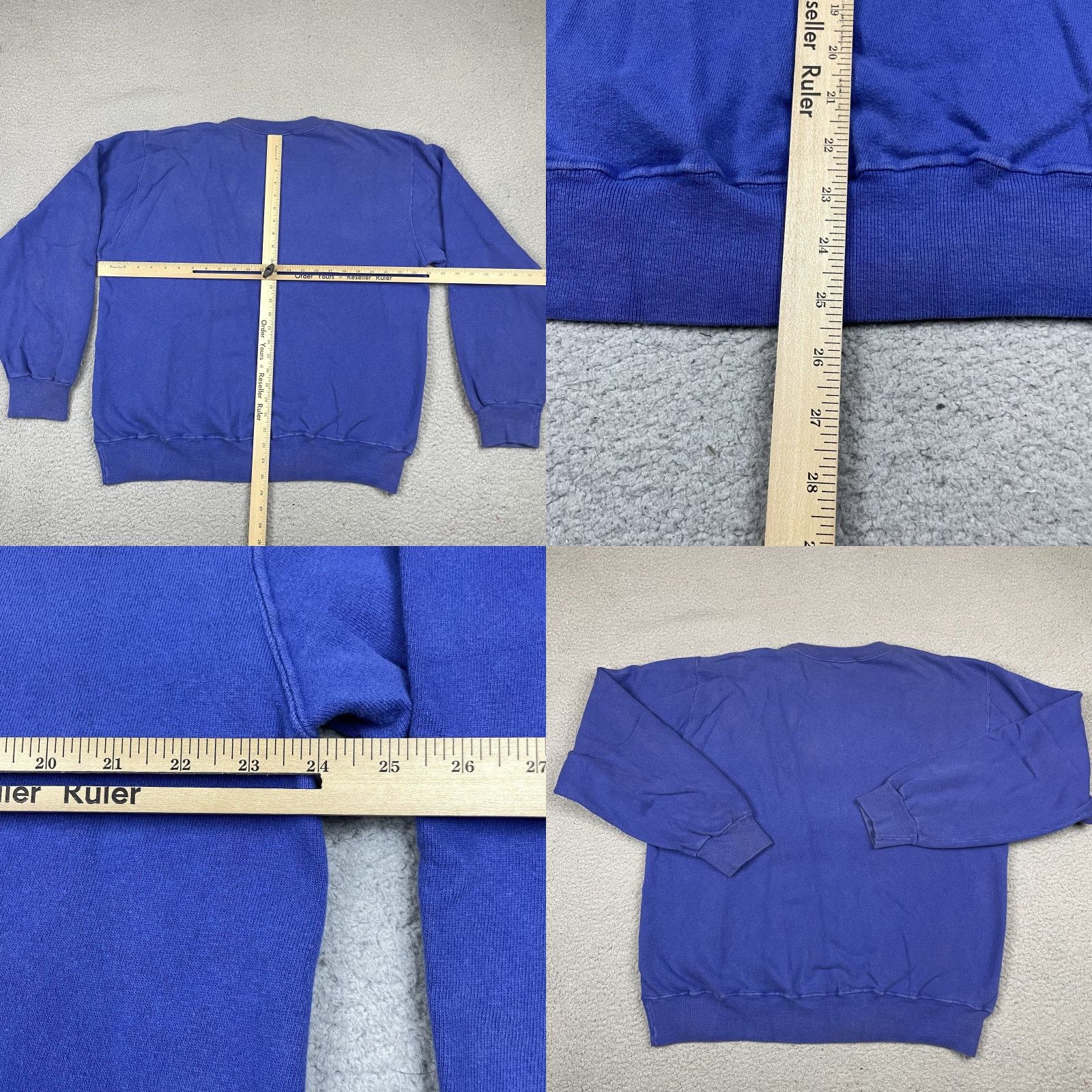 Champion VINTAGE Champion Sweatshirt Adult XL Blue Crewneck Rare Distressed Thrashed 90s Shirt Mens Size US L / EU 52-54 / 3 - 8 Thumbnail
