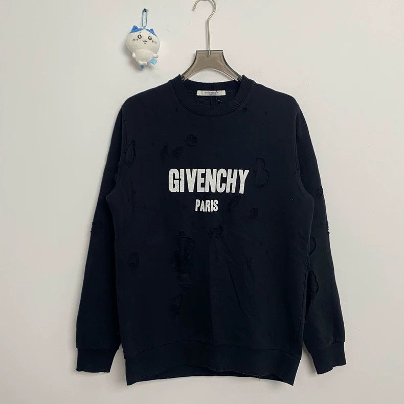 Givenchy Givenchy Holey Hoodie 2505-Nextarrow Size US S / EU 44-46 / 1 - 1 Thumbnail