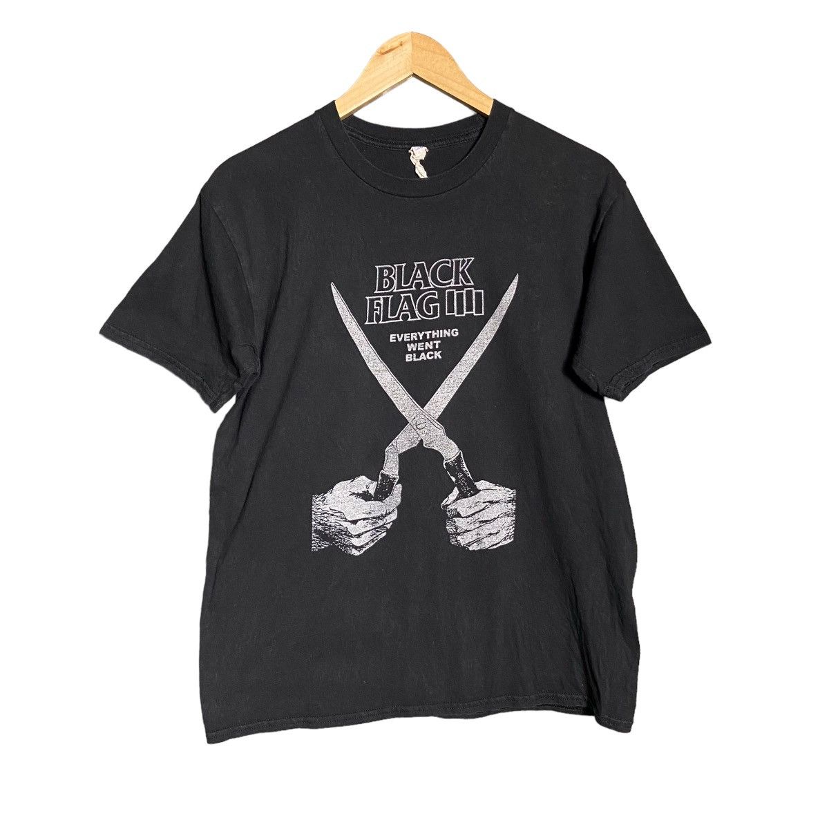 Vintage Vintage Y2K Black Flag Everything Went Black Punk Tee | Grailed