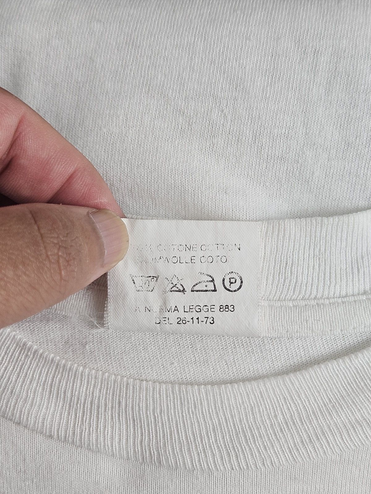 Vintage Vintage 90s Michelangelo art white graphic t shirt Size US L / EU 52-54 / 3 - 5 Thumbnail