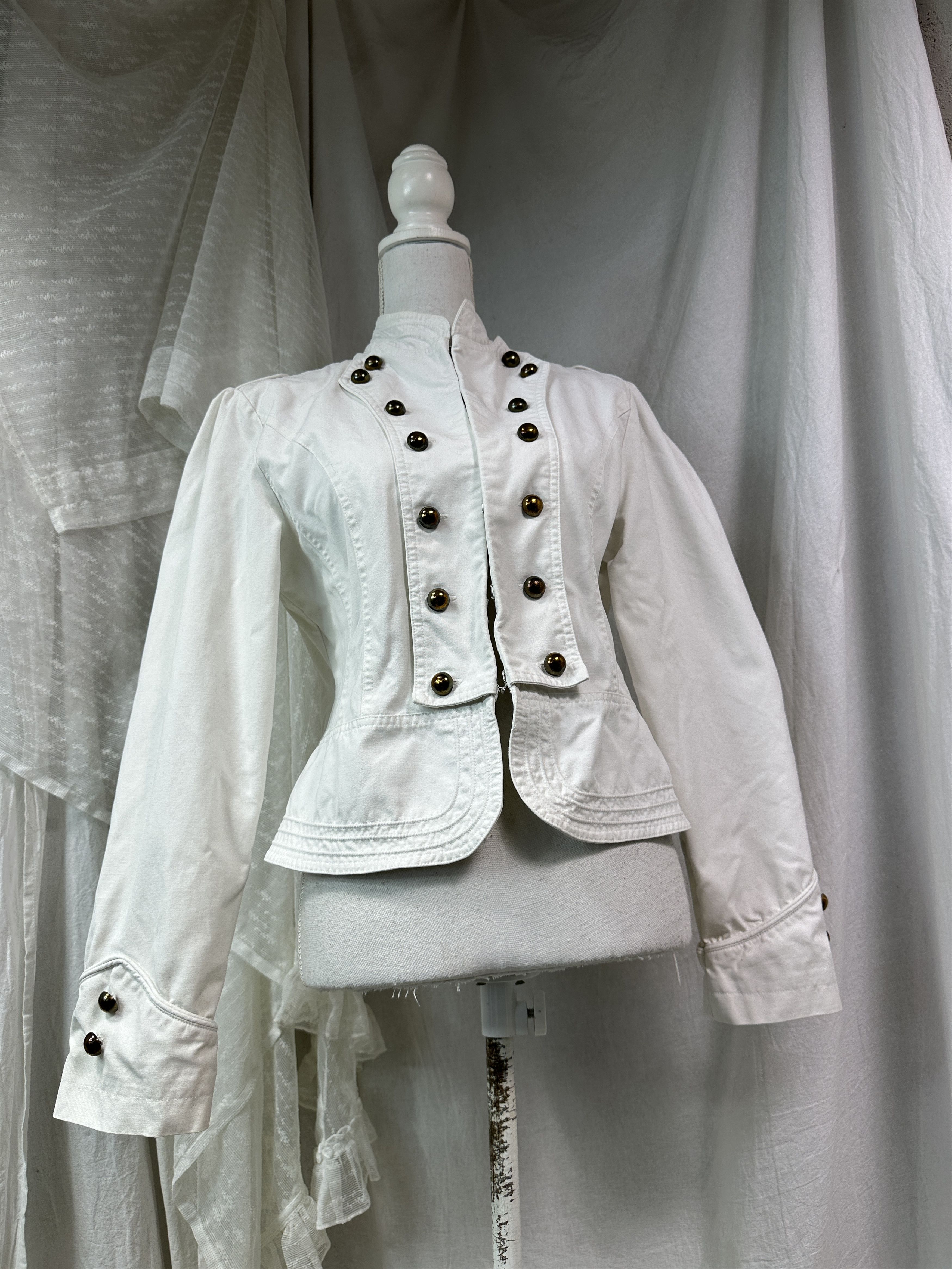 Vintage Vintage Military Styled Napoleonic Button Up Jacket 00s Size L / US 10 / IT 46 - 1 Thumbnail