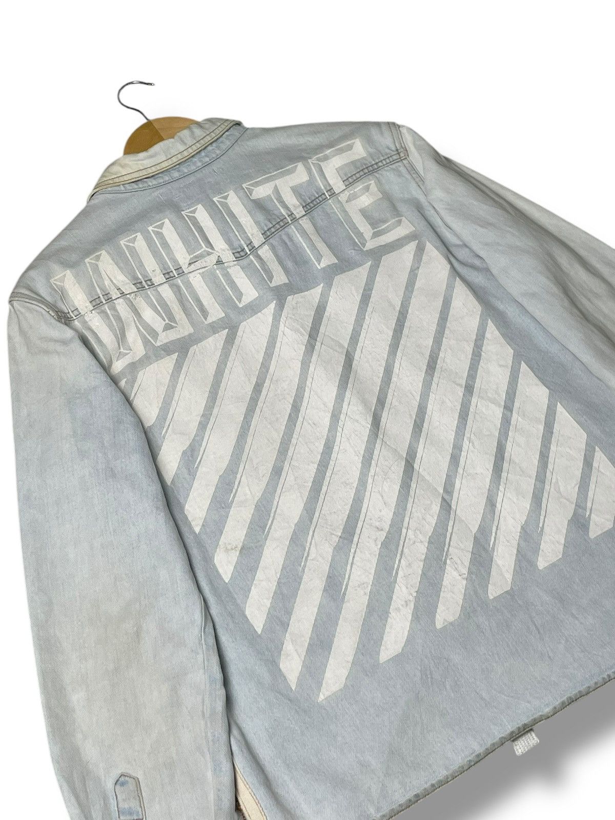 Designer × Off-White Rare Off-White Denim Jacket (55) Size US M / EU 48-50 / 2 - 9 Thumbnail