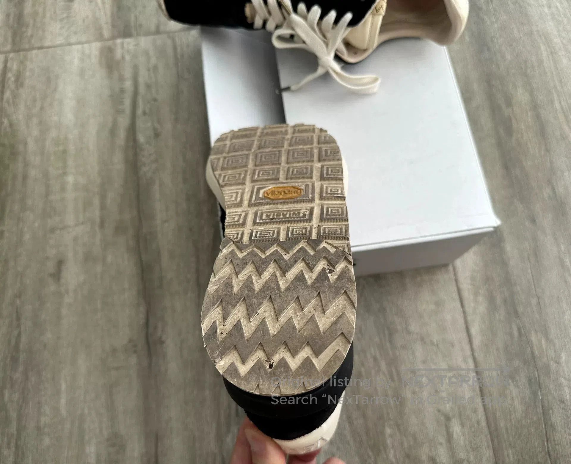 Visvim visvim fkt runner sneakers black and white. Size US 9 / EU 42 - 5 Thumbnail