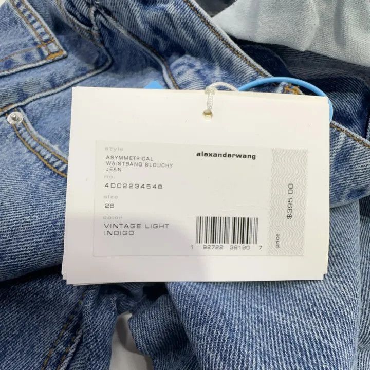 Alexander Wang Alexander Wang Asymmetric Flare Denim Pants for Women - Size 26" / US 2 / IT 38 - 4 Thumbnail