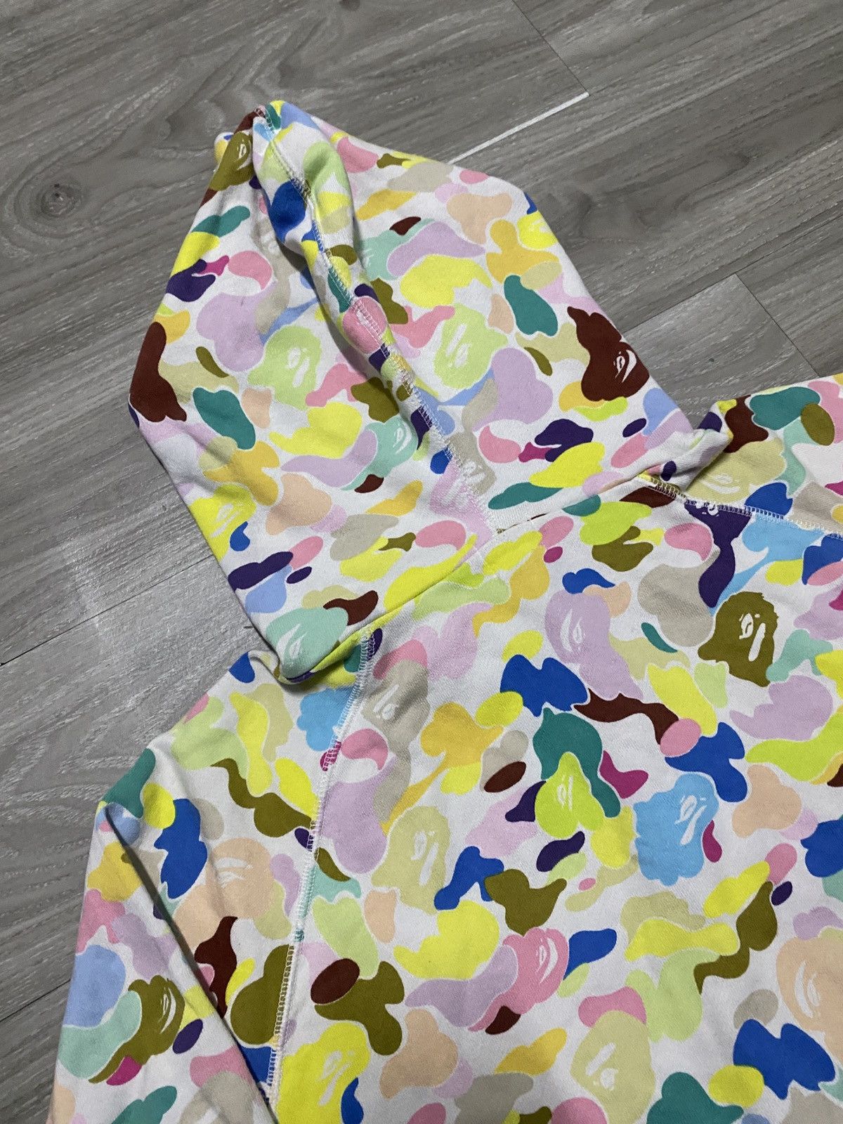 Bape NIGO ERA - BAPE COTTON CANDY MULTICOLOR CAMO FULL ZIP HOODIE Size US S / EU 44-46 / 1 - 7 Thumbnail
