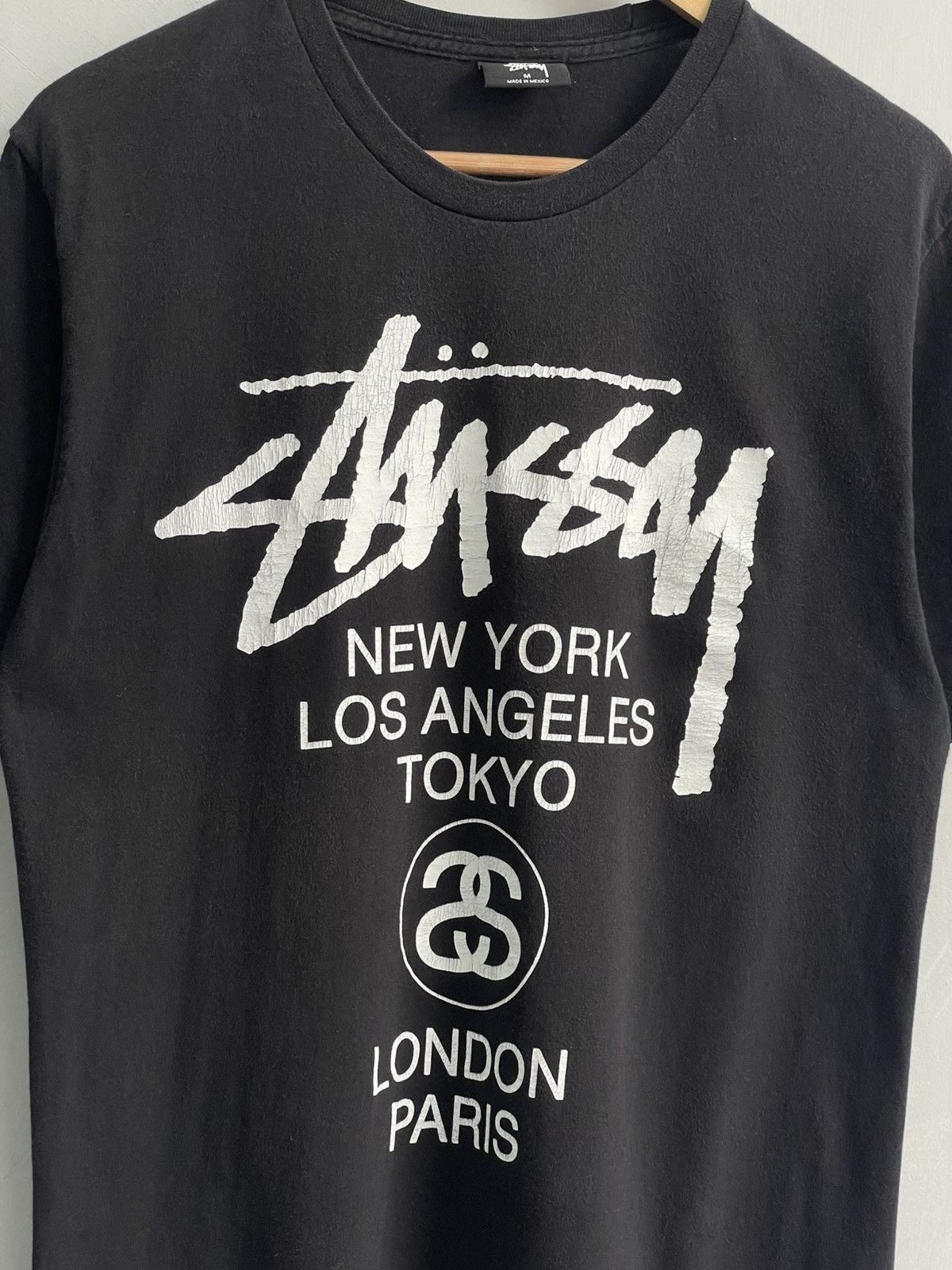 Stussy Stussy big logo skater t shirt 90s rare y2k Size US M / EU 48-50 / 2 - 3 Thumbnail