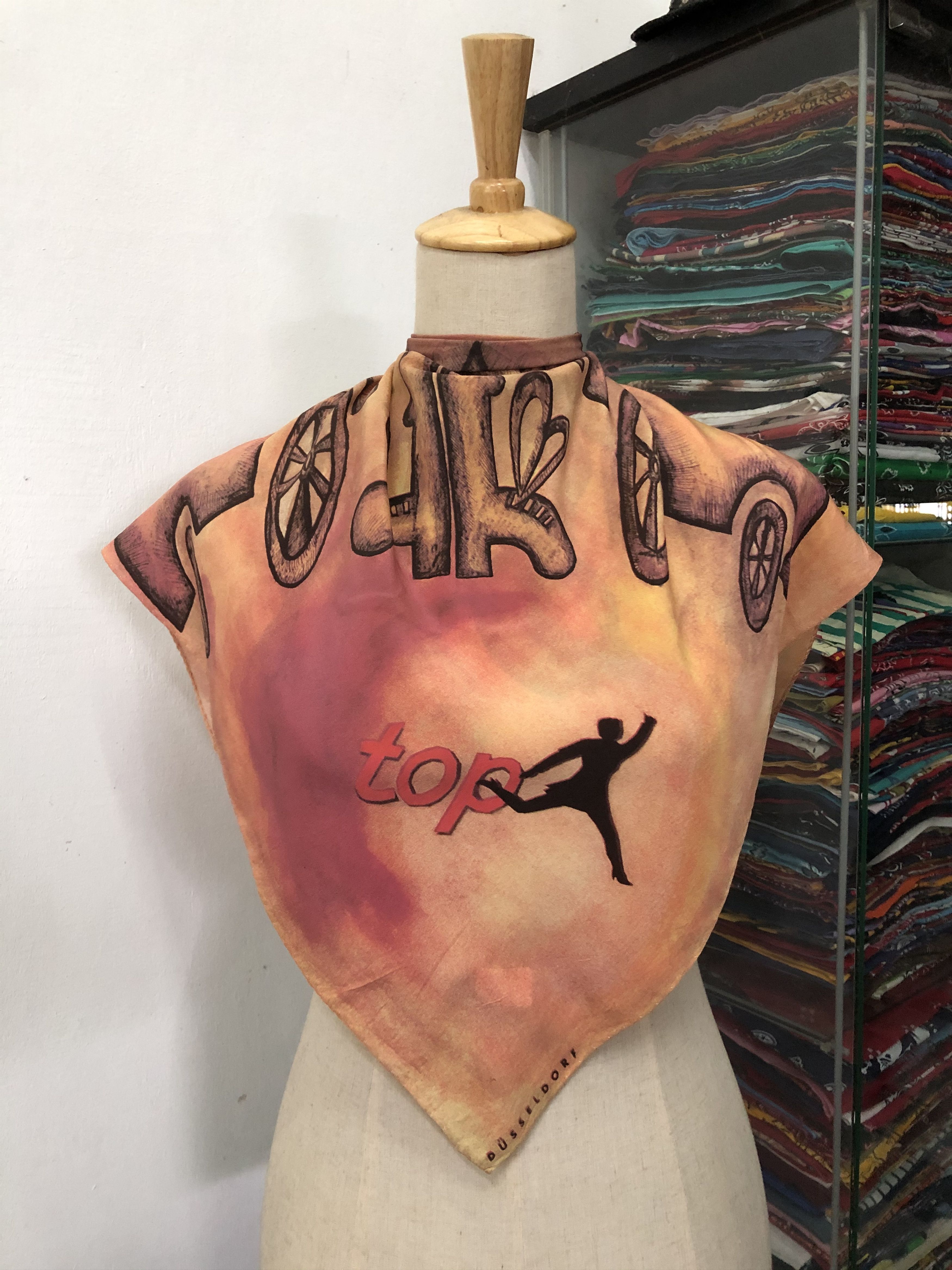 Vintage Dusseldorf Silk Scarf