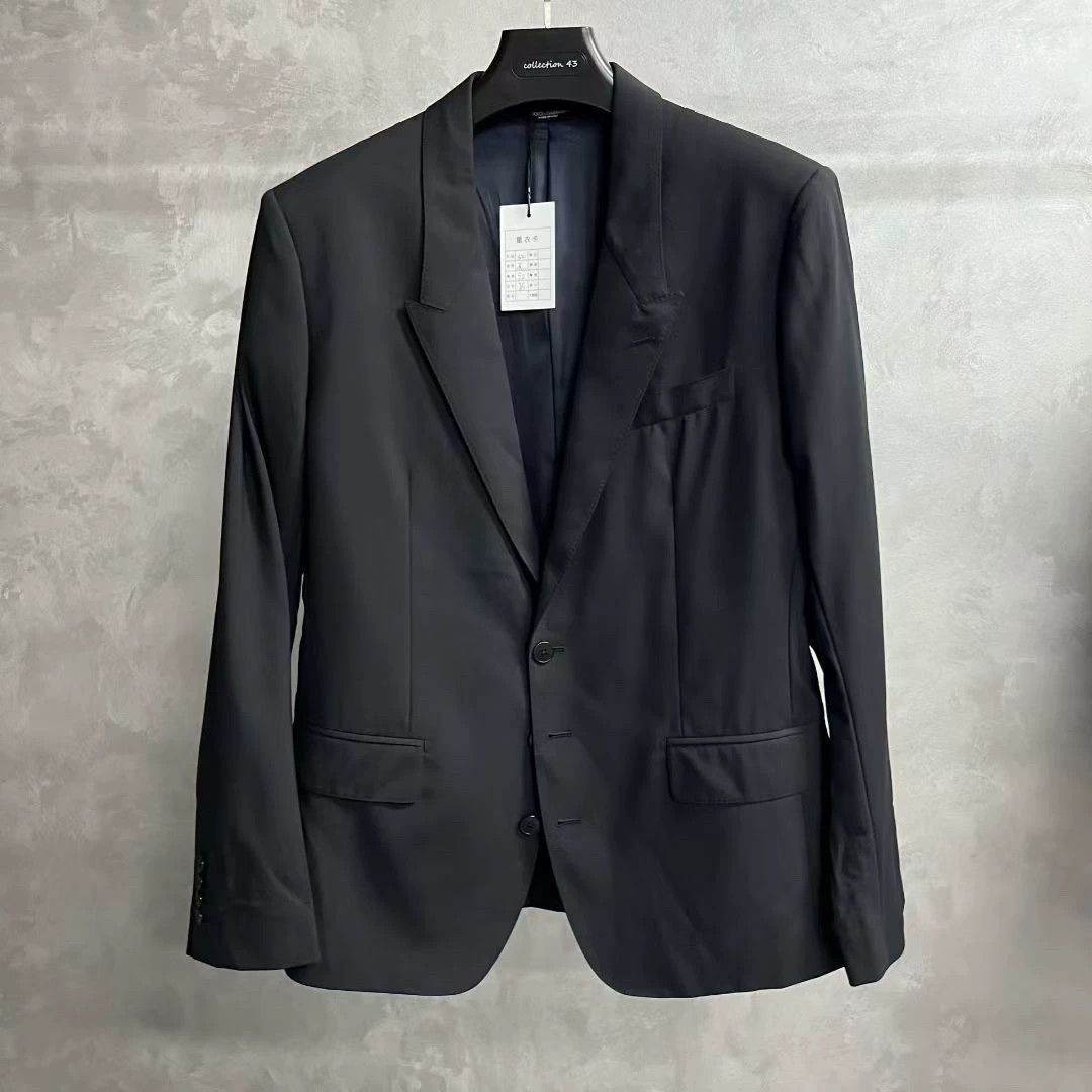 Dolce & Gabbana black tailored suit jacket by dolce&gabbana Size US L / EU 52-54 / 3 - 1 Thumbnail