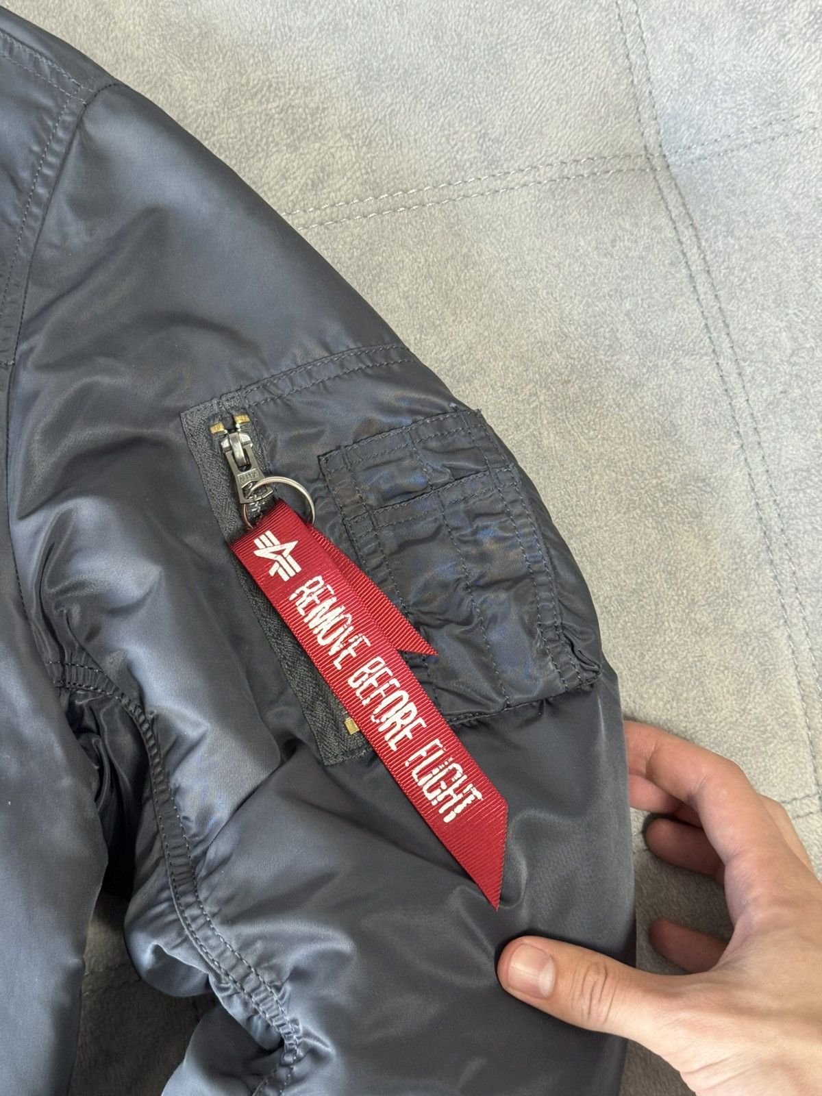 Alpha Industries × Vintage Vintage Alpha Industries MA-1 flyers bomber jacket military Size US S / EU 44-46 / 1 - 7 Thumbnail