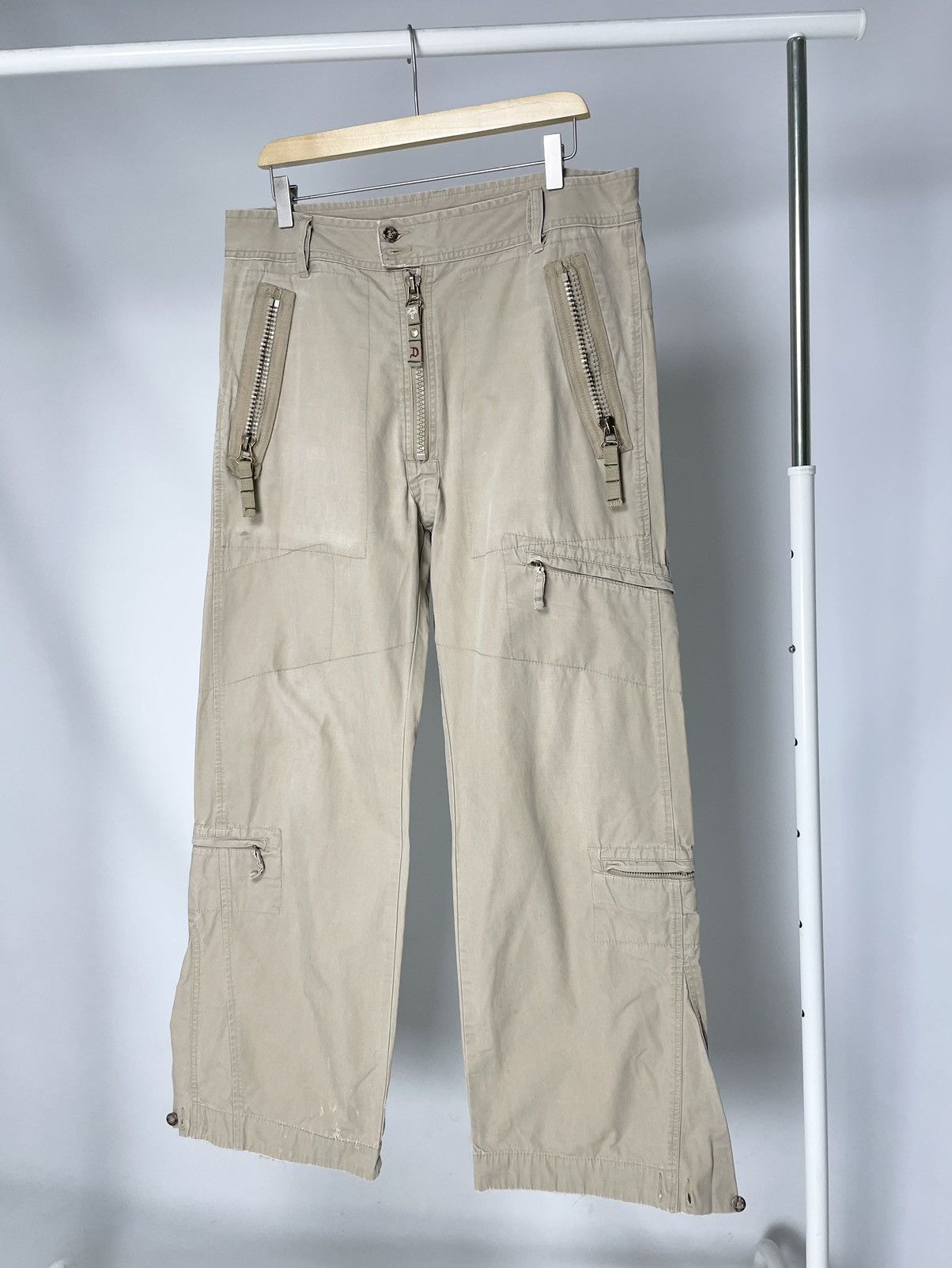 Diesel Diesel Vintage Cargo Faded Distressed Beige Military Pants Size US 32 / EU 48 - 1 Thumbnail