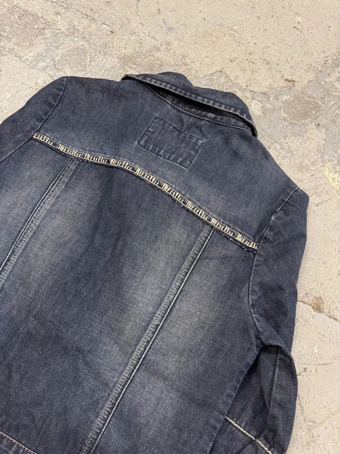 Marithe + Francois Girbaud AW2007 Marithé + François Girbaud Signature Blue Denim Buttoned Jacket Size S / US 4 / IT 40 - 5 Thumbnail