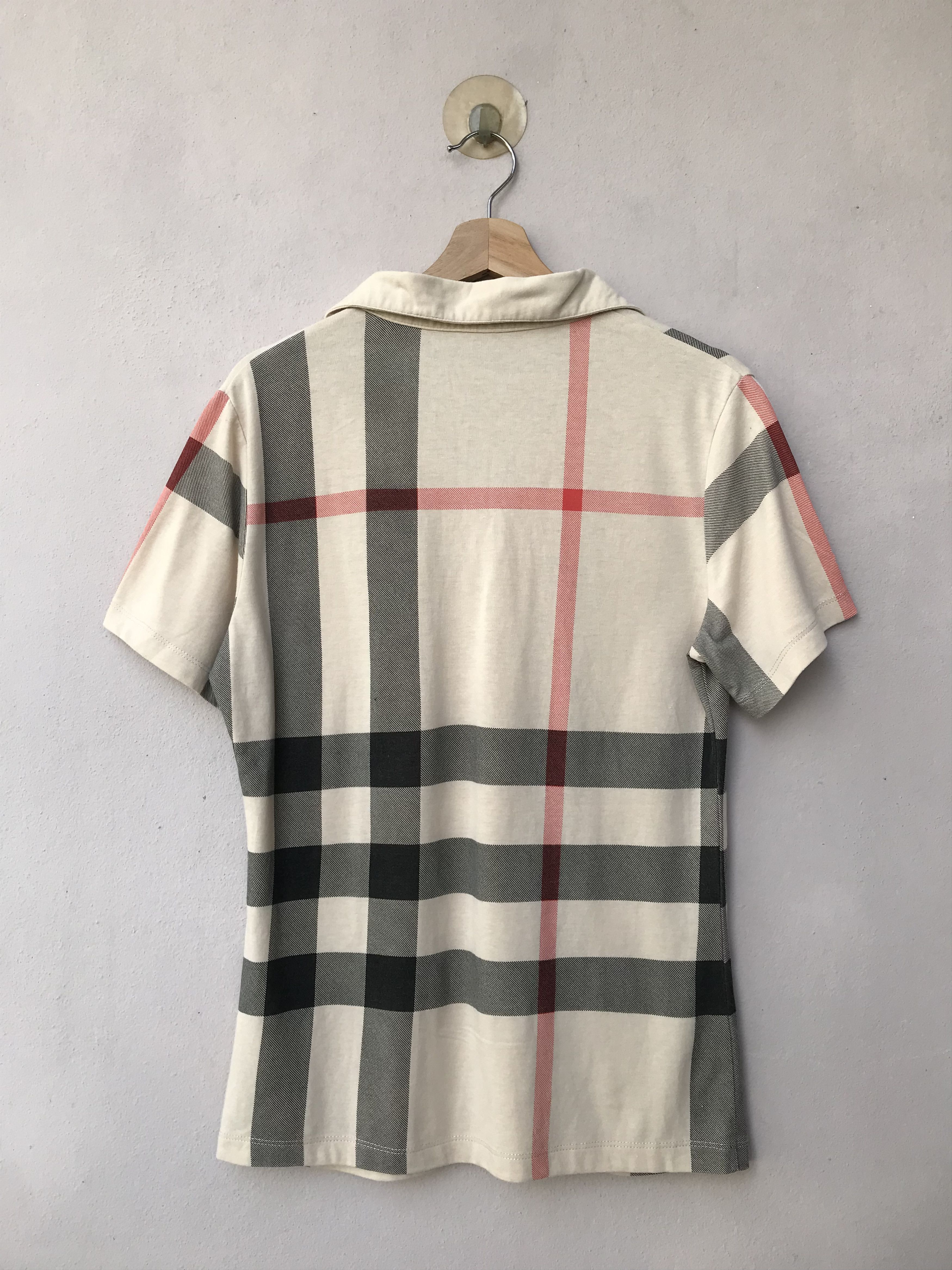 Burberry Vintage Burberry Nova Check Checkered Polo Tee Size XL / US 12-14 / IT 48-50 - 6 Thumbnail