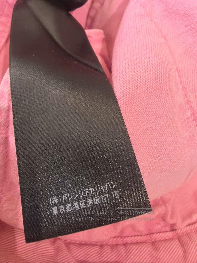 Balenciaga Balenciaga Pink Denim Jacket Size 4XL / US 24-26 - 8 Thumbnail