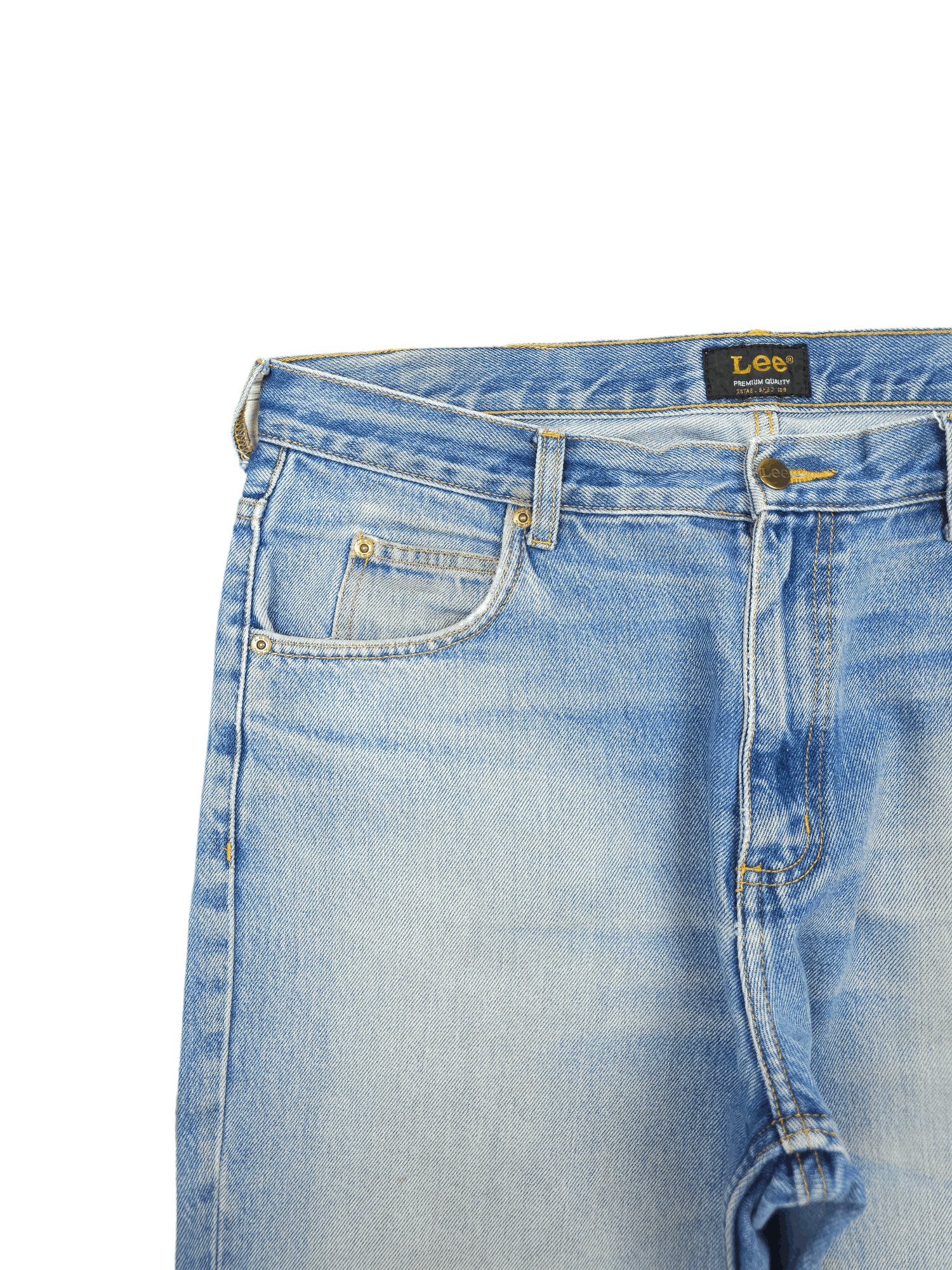 Japanese Brand × Lee × Vintage 💎 Size 36/32 Vintage 90's Lee Baggy Jeans Chicago Washed Size US 36 / EU 52 - 3 Thumbnail