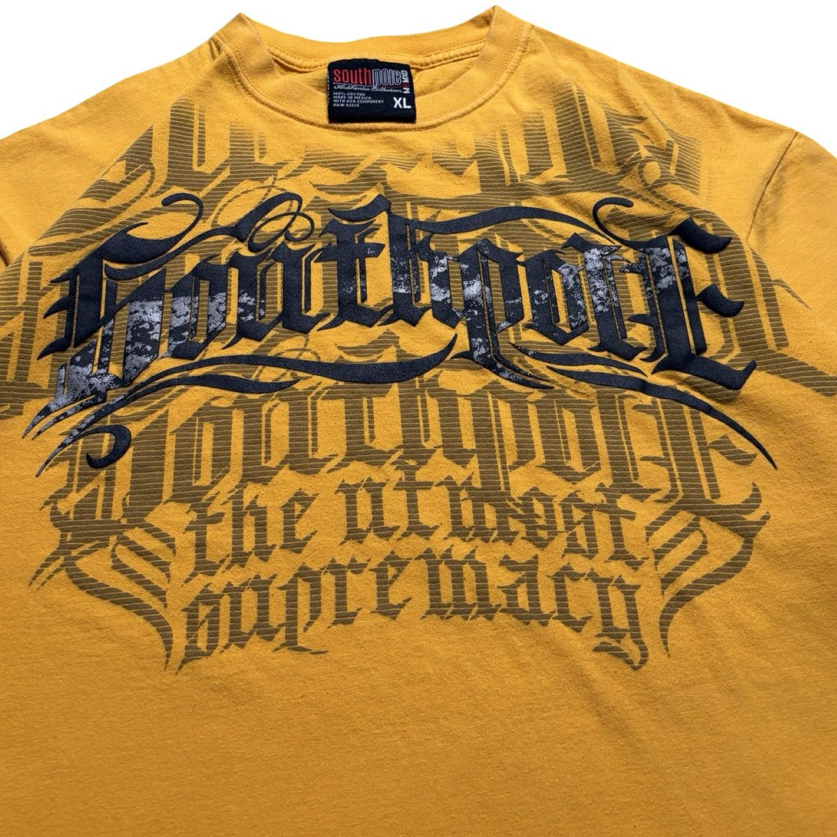 Southpole Vintage Y2K Southpole Graphic T Shirt Tribal Grunge Skater Size US XL / EU 56 / 4 - 2 Thumbnail