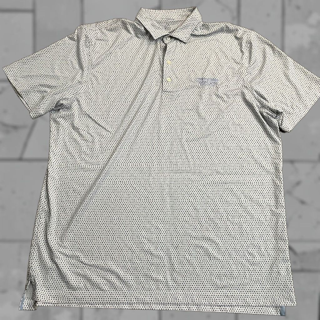 johnnie-O johnnie-O polo shirt Mens XL Polyester Blend Blue Size US XL / EU 56 / 4 - 1 Thumbnail