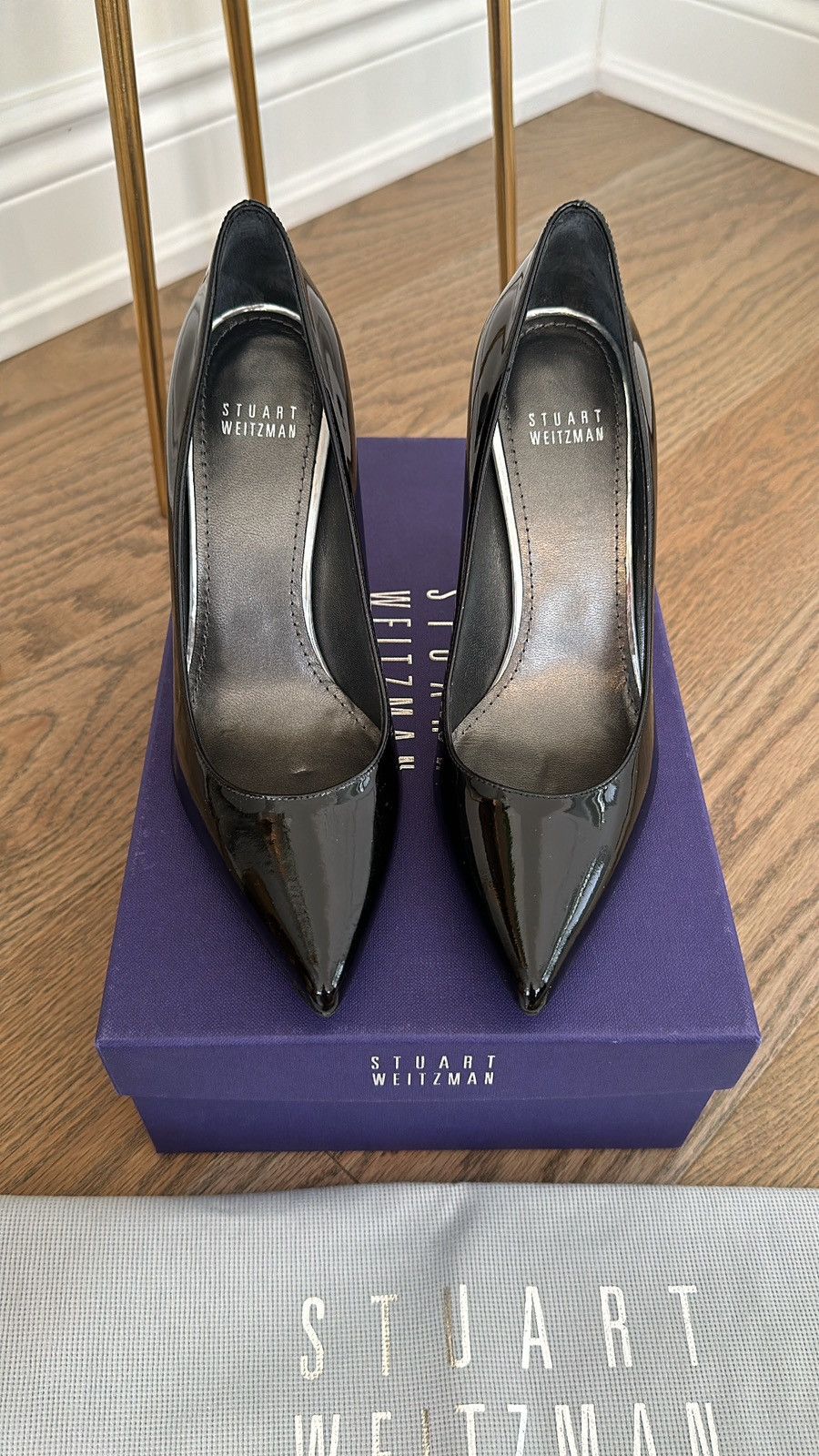 Stuart Weitzman Women’s Stuart Weitzman black heels Size US 6.5 / IT 36.5 - 3 Thumbnail