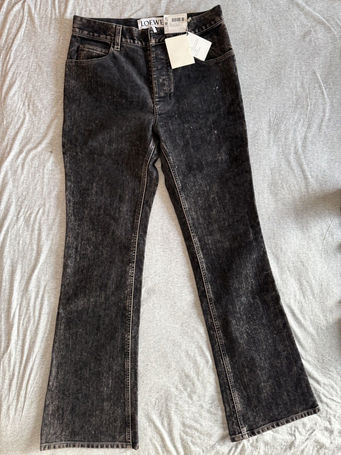 Loewe Pre Owned Loewe Bootleg Jeans Black Size US 30 / EU 46 - 5 Thumbnail
