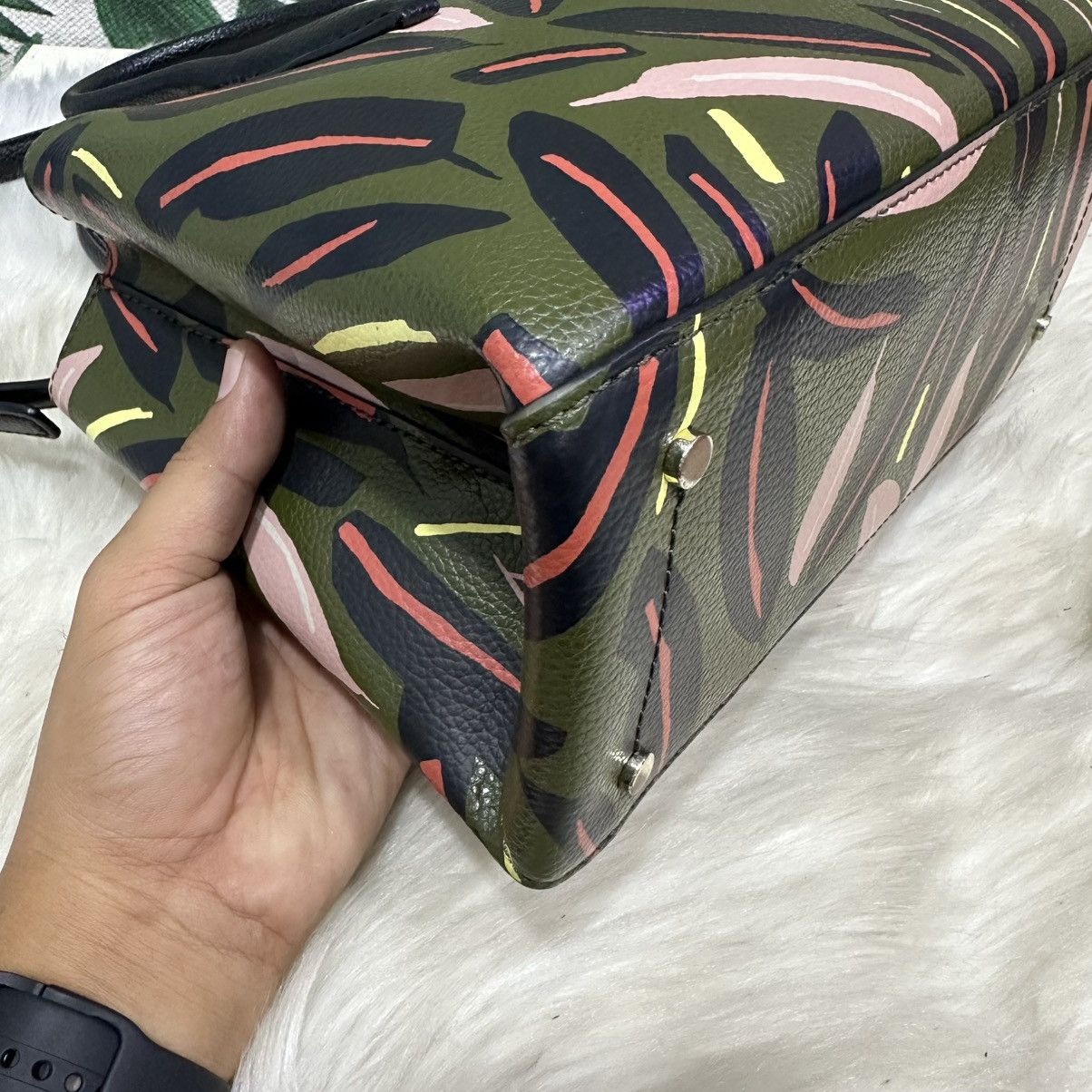 Kate Spade Authentic KATE SPADE Floral 2Way Handbag/ Shoulder Bag Size ONE SIZE - 5 Thumbnail