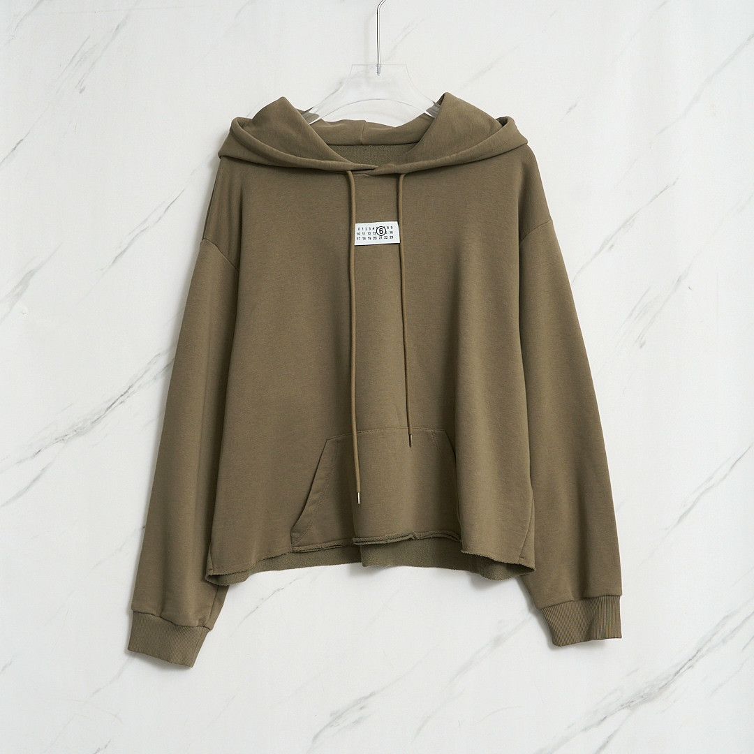 MM6 MM6 Women's Logo Cuffed Hoodie Size S / US 4 / IT 40 - 1 Thumbnail