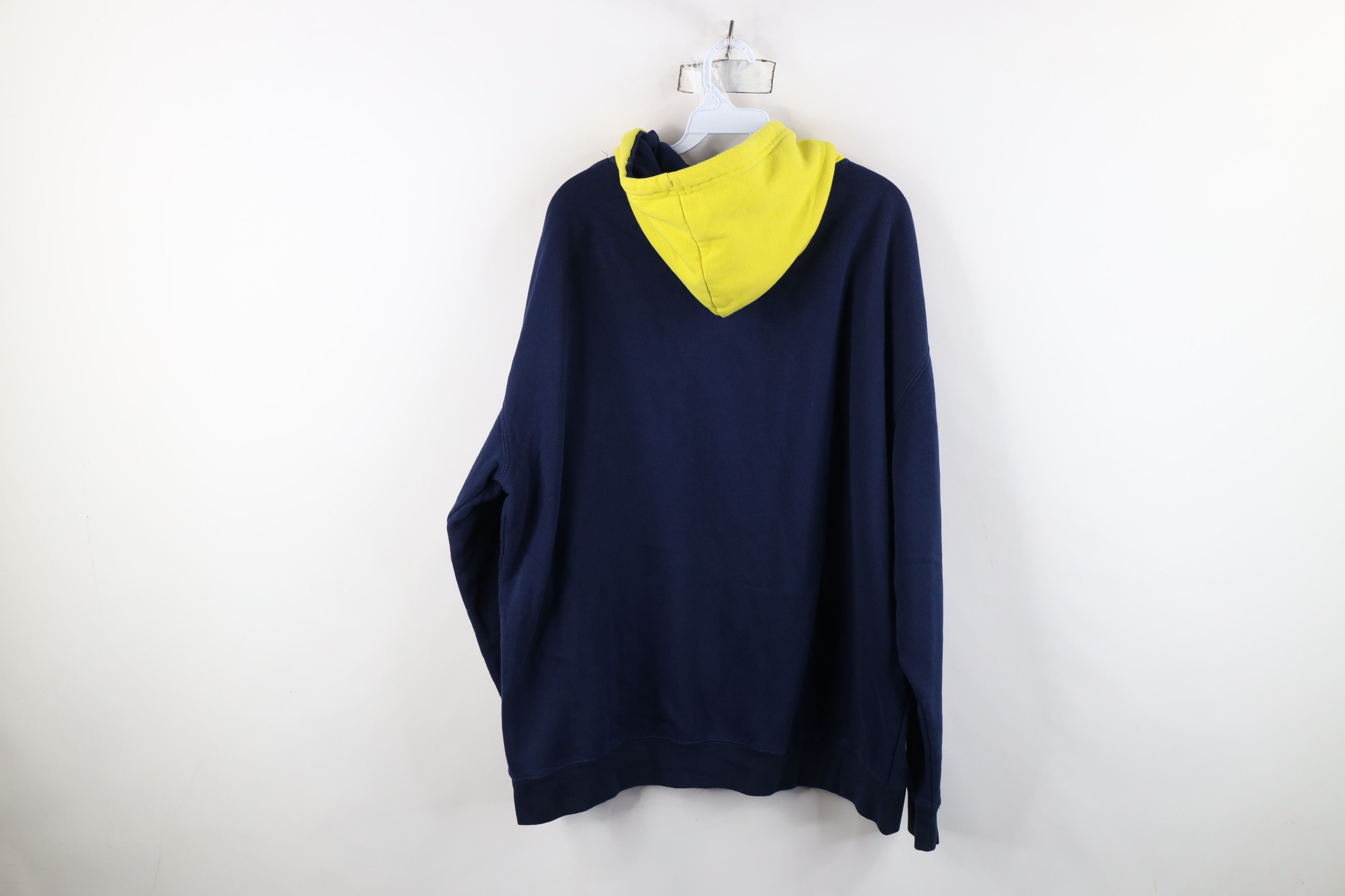 Vintage Vintage Y2K Spell Block M University of Michigan Hoodie Blue Size US XL / EU 56 / 4 - 13 Thumbnail