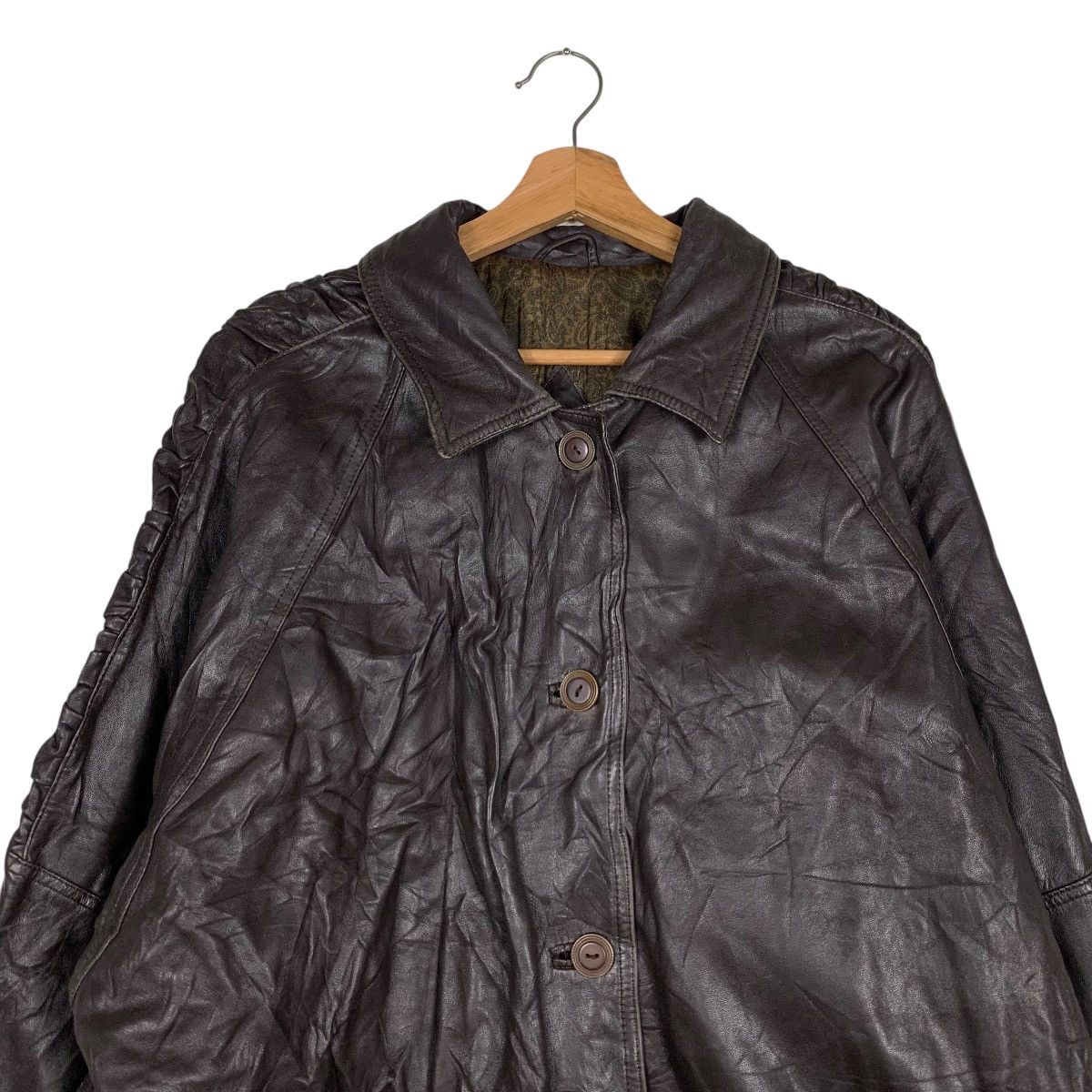 Vintage Vintage Made in Italy LeatherJacket #1509-C68 Size US M / EU 48-50 / 2 - 2 Thumbnail