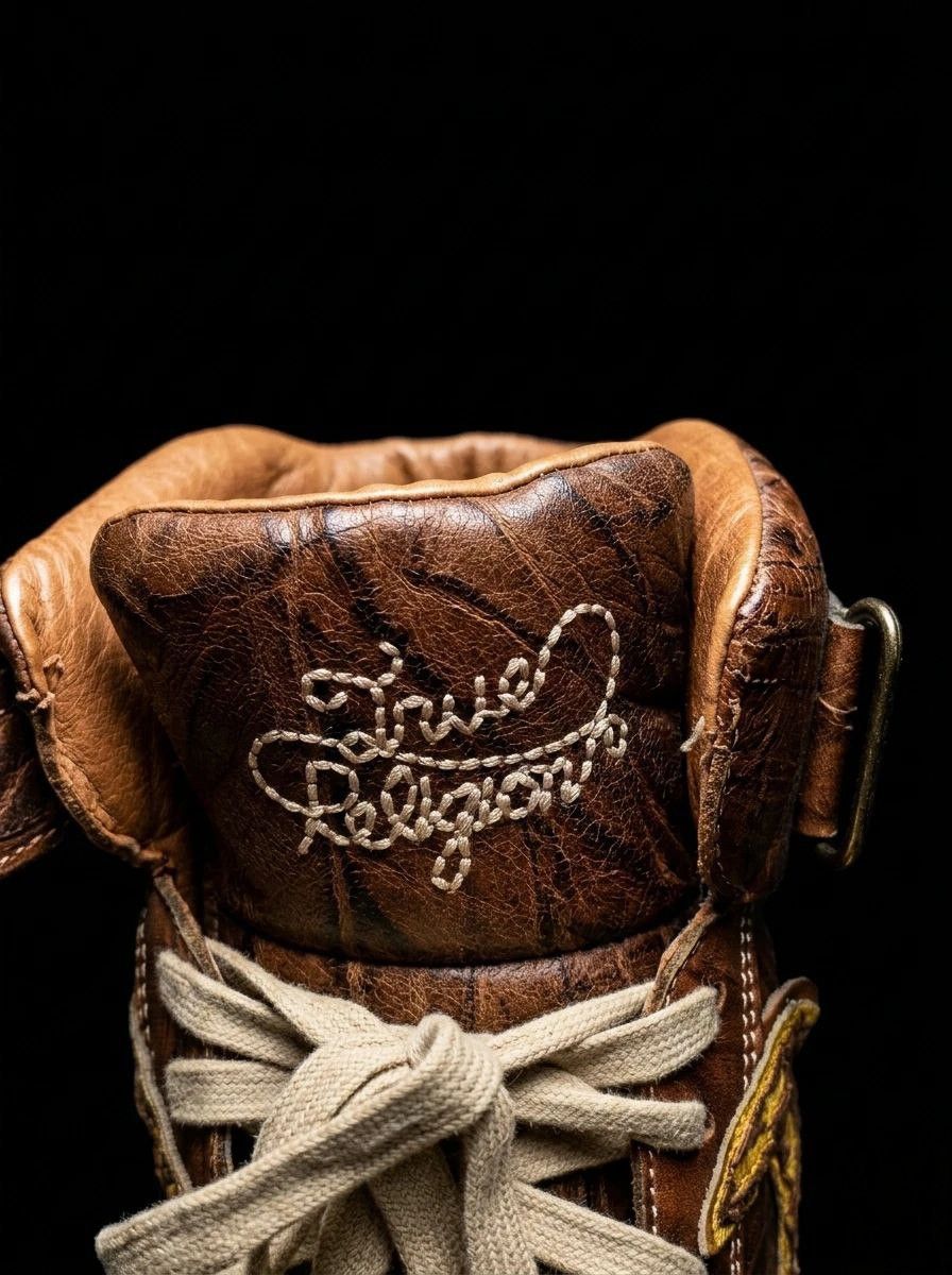 True Religion True Religion 2002's Archive Distressed Brown Leather Boots Size US 9.5 / EU 42-43 - 2 Thumbnail