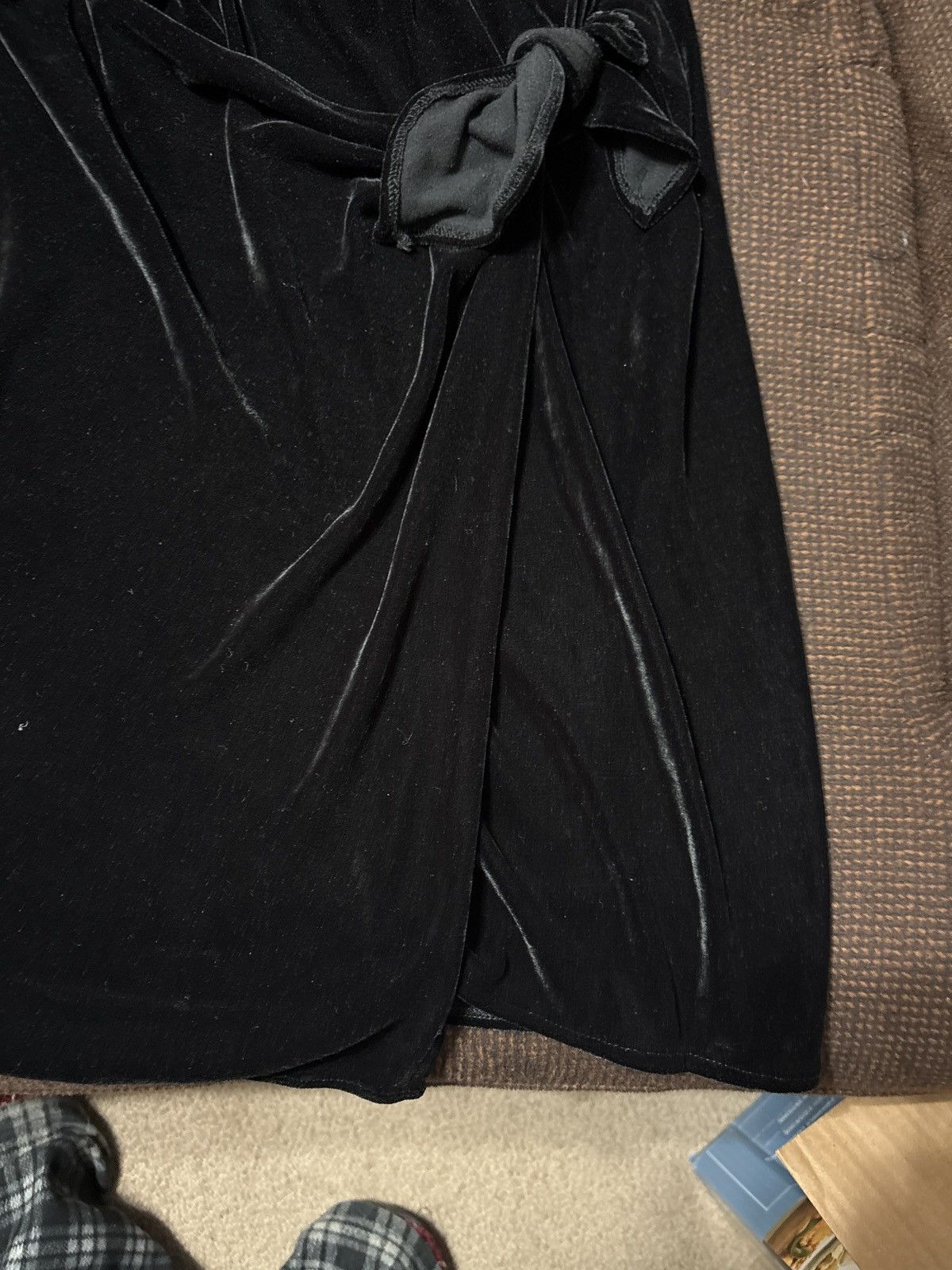Anne Klein Anne Klein Velvet Skirt Size 36" / US 14 / IT 50 - 5 Thumbnail