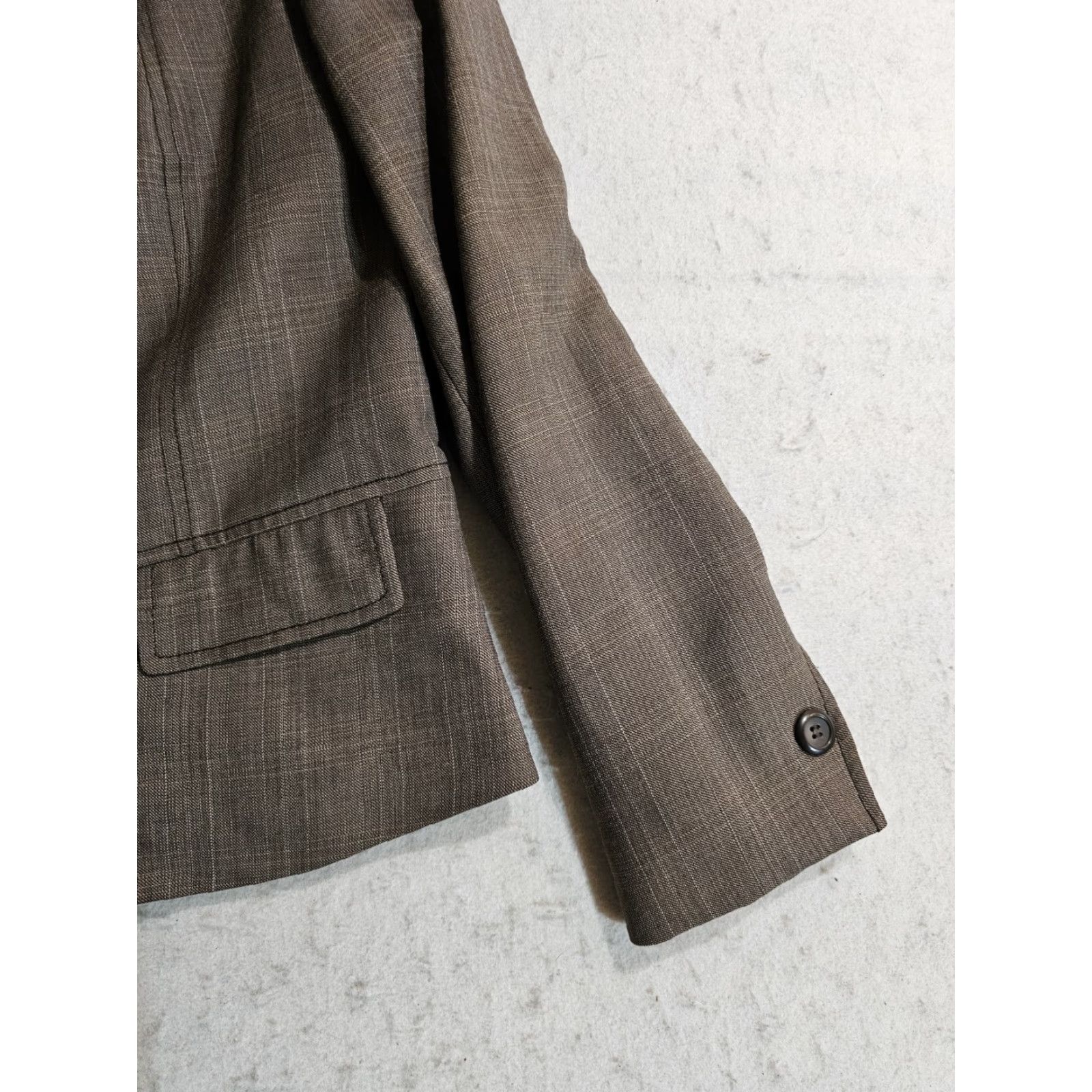 Pendleton VINTAGE Pendleton Petite Virgin Wool Blazer Suit Jacket Women's 8P Brown Blazer Size M / US 6-8 / IT 42-44 - 6 Thumbnail